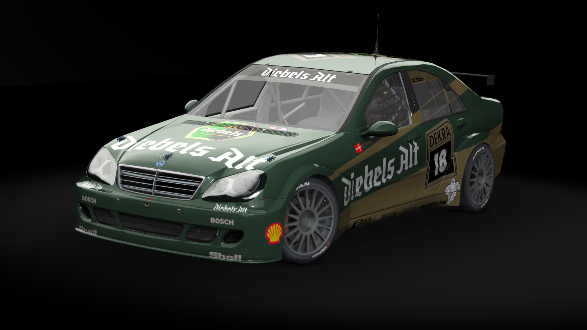 Mercedes-Benz C-Class CapyProduction, skin Zakspeed Diebels