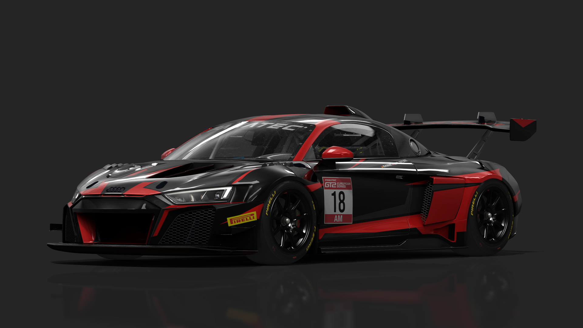 GT2 Audi R8 LMS GT2, skin 2022 #18 LP Racing