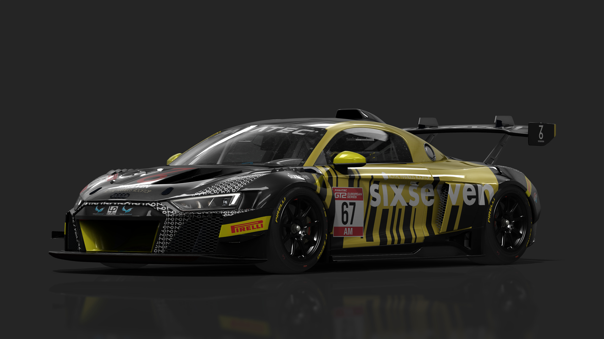 GT2 Audi R8 LMS GT2, skin 2022 #67 LP Racing - Paul Ricard