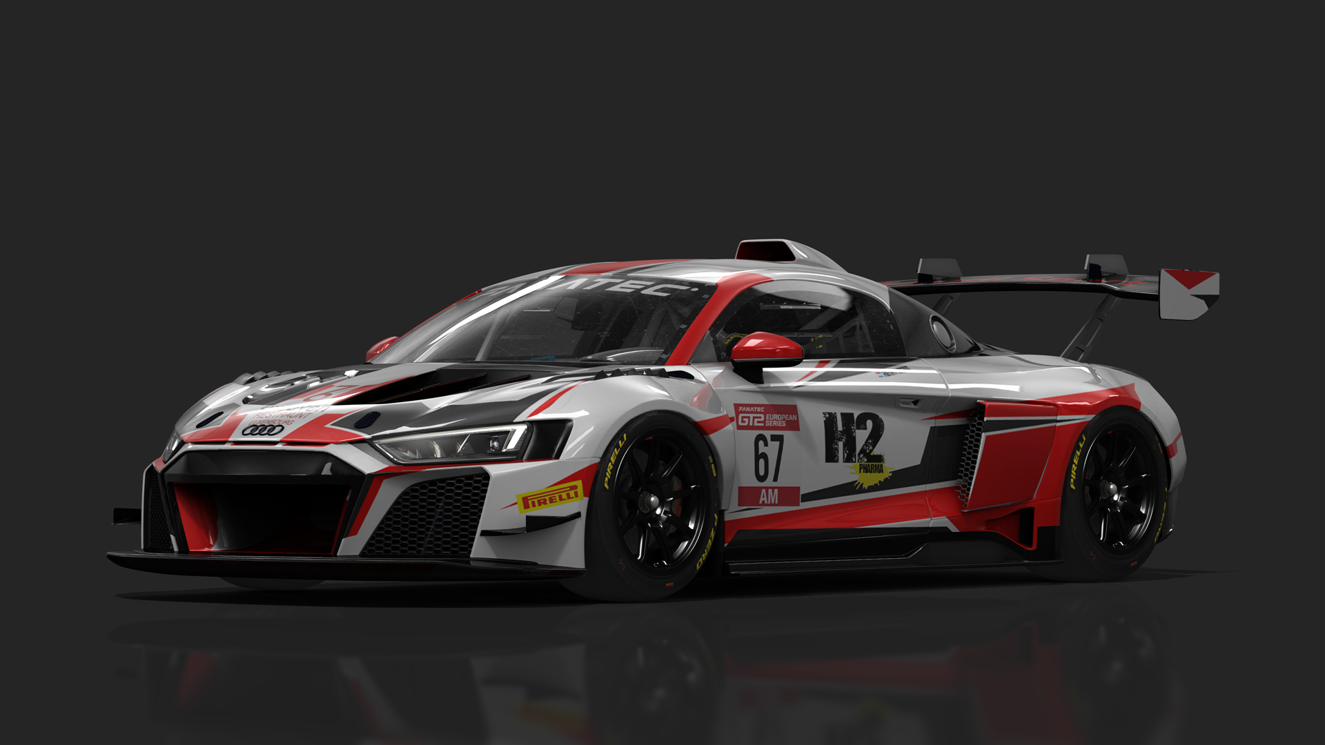 GT2 Audi R8 LMS GT2, skin 2022 #67 LP Racing
