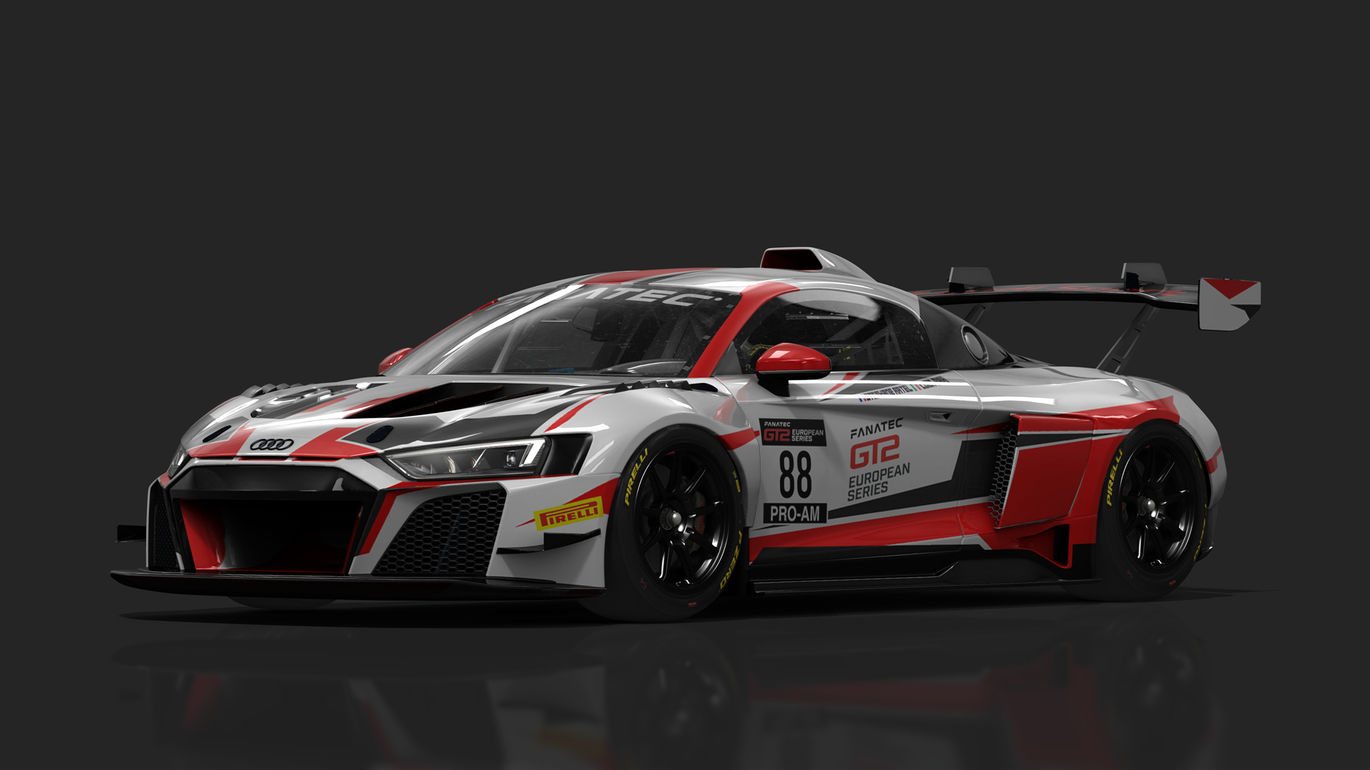GT2 Audi R8 LMS GT2, skin 2022 #88 LP Racing