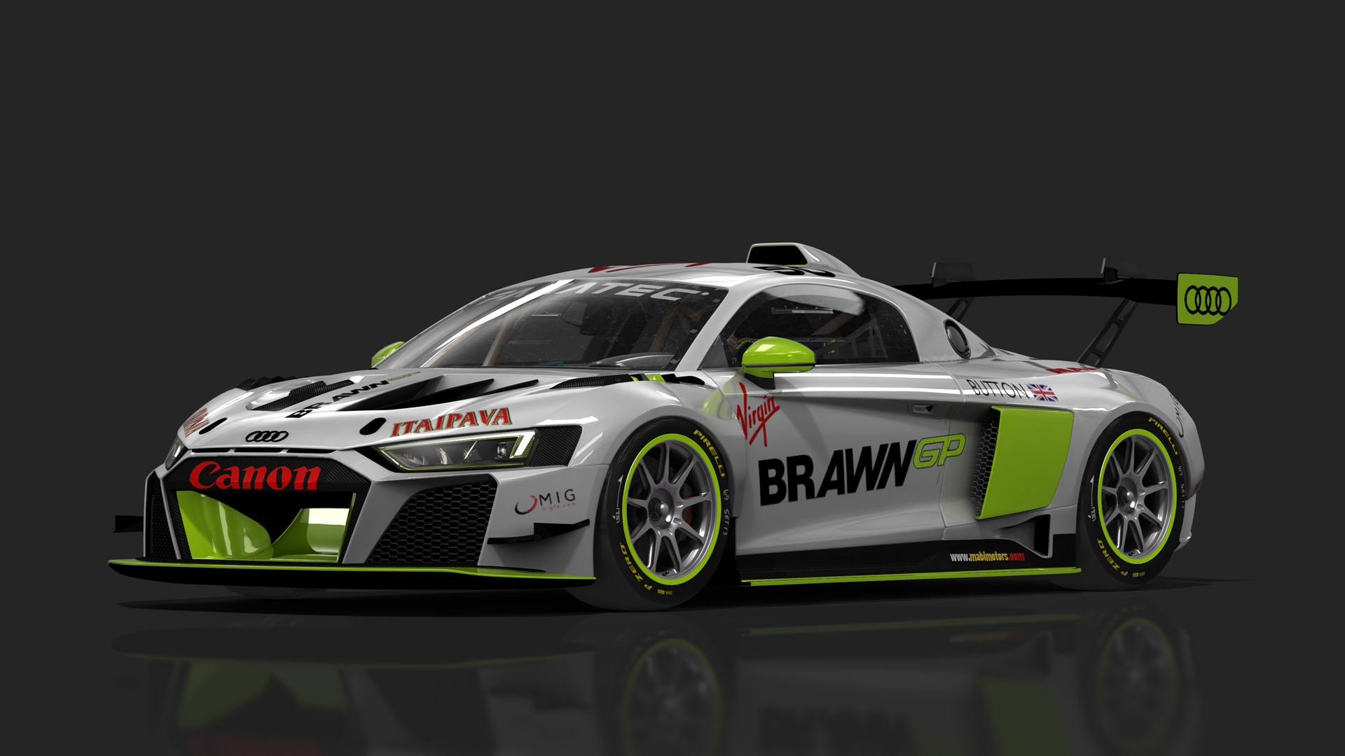 GT2 Audi R8 LMS GT2, skin brawngp