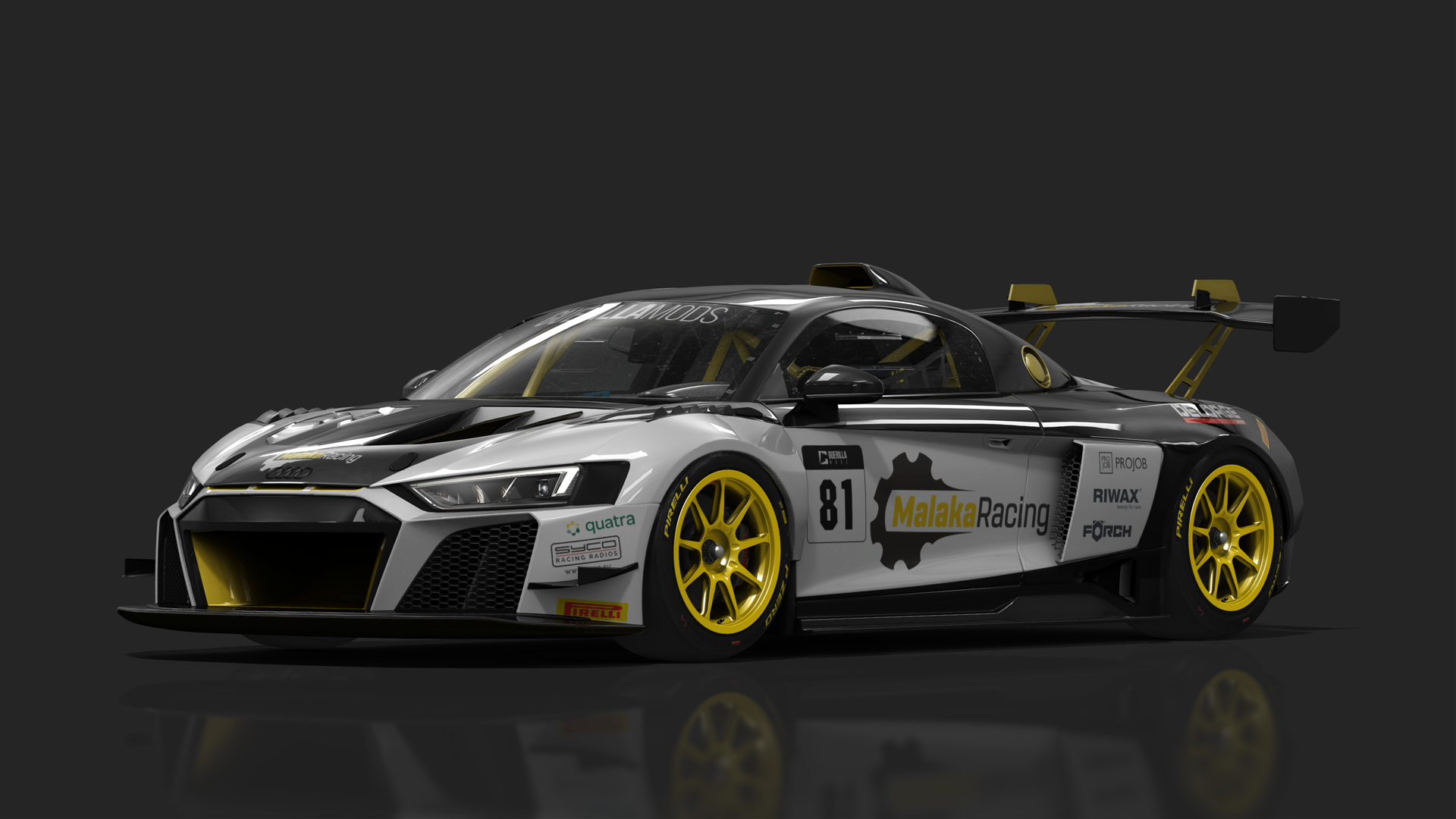 GT2 Audi R8 LMS GT2, skin malaka_racing