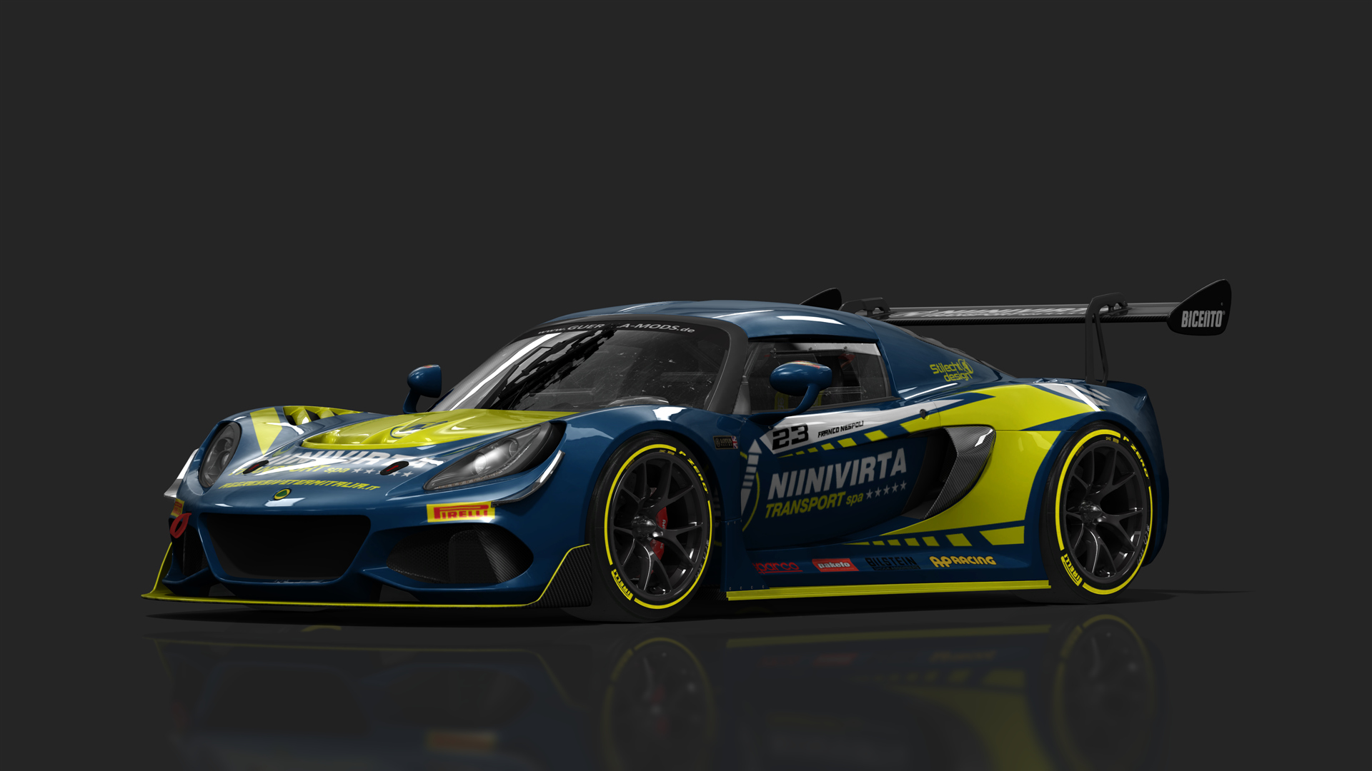 GT2 Lotus Exige GT2, skin 23_aggressive_team_italia