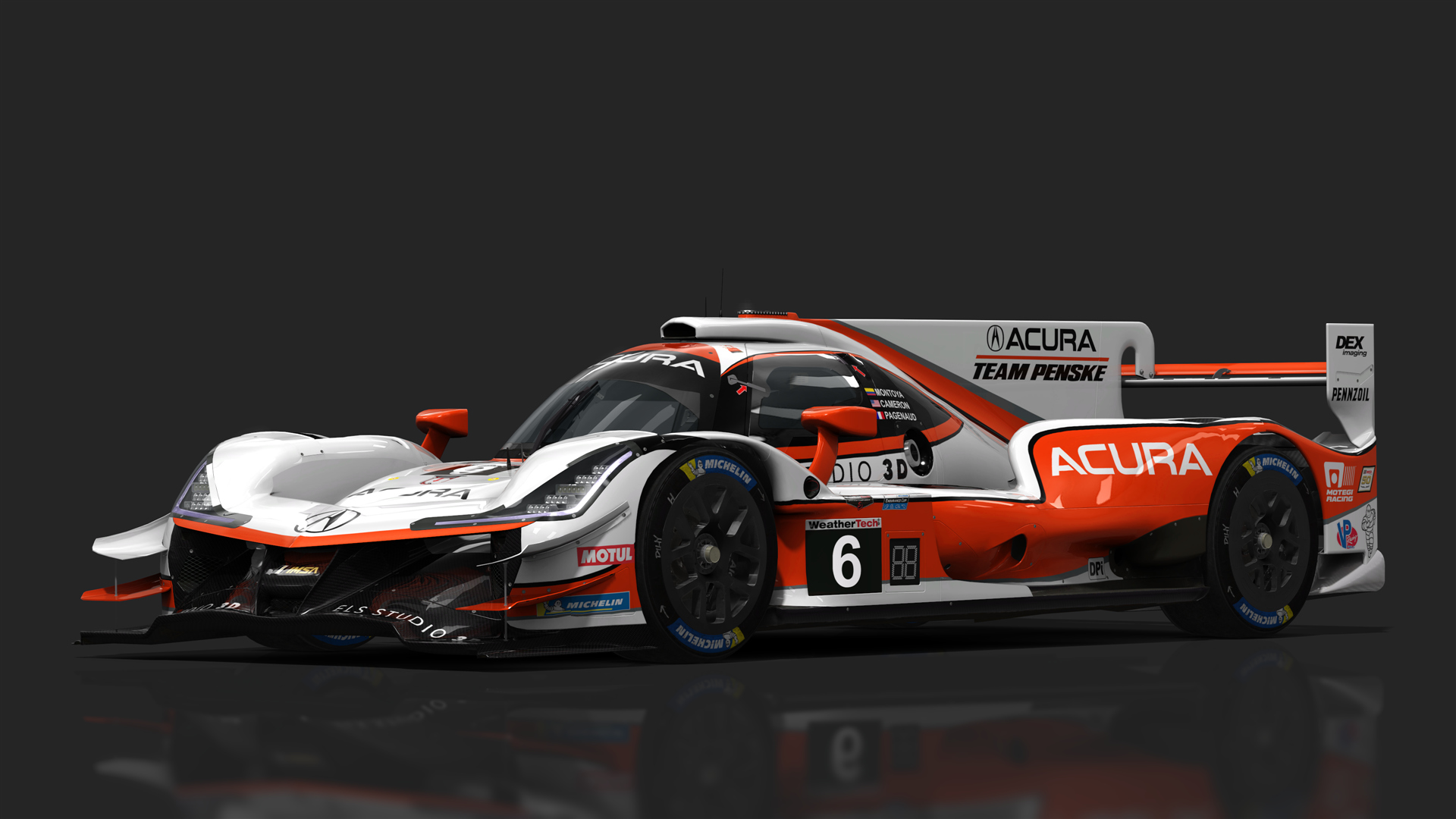 DPi Acura ARX-05, skin 2019_Rolex24_Team_Penske_6