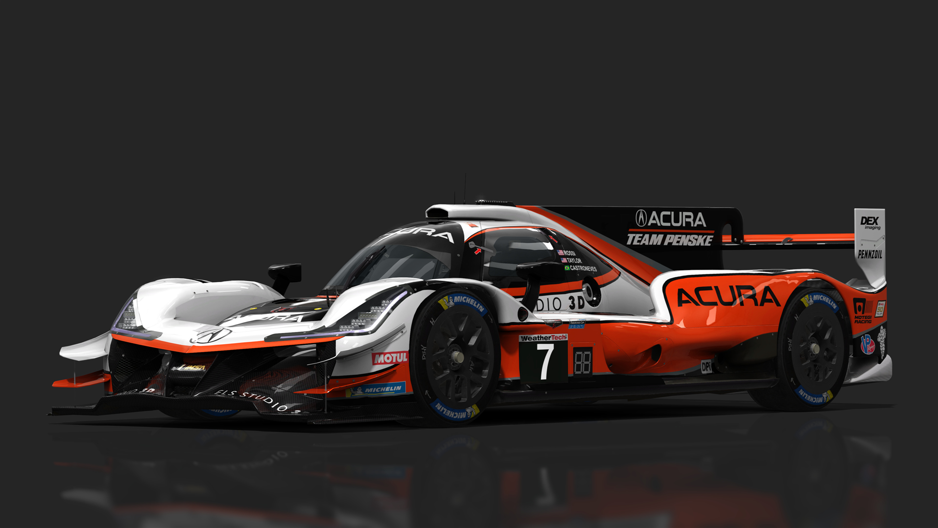 DPi Acura ARX-05, skin 2019_Rolex24_Team_Penske_7