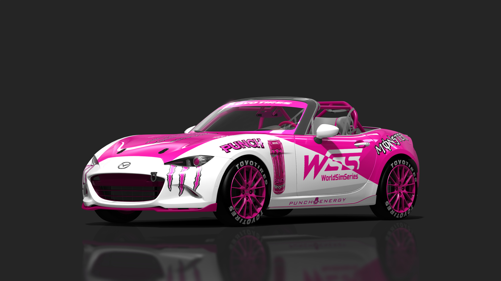 Mazda MX5 Cup ASREC, skin Monster Punch