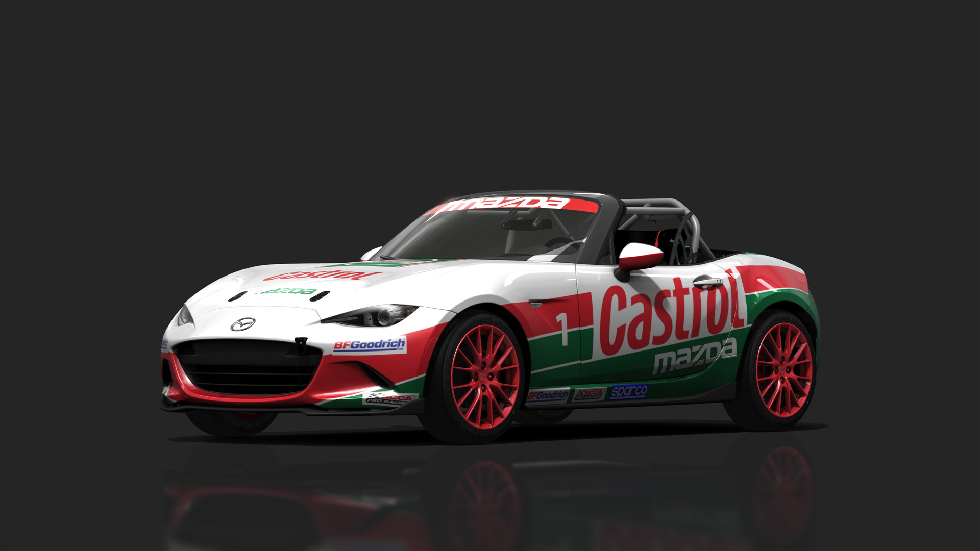 Mazda MX5 Cup ASREC, skin castrol 01