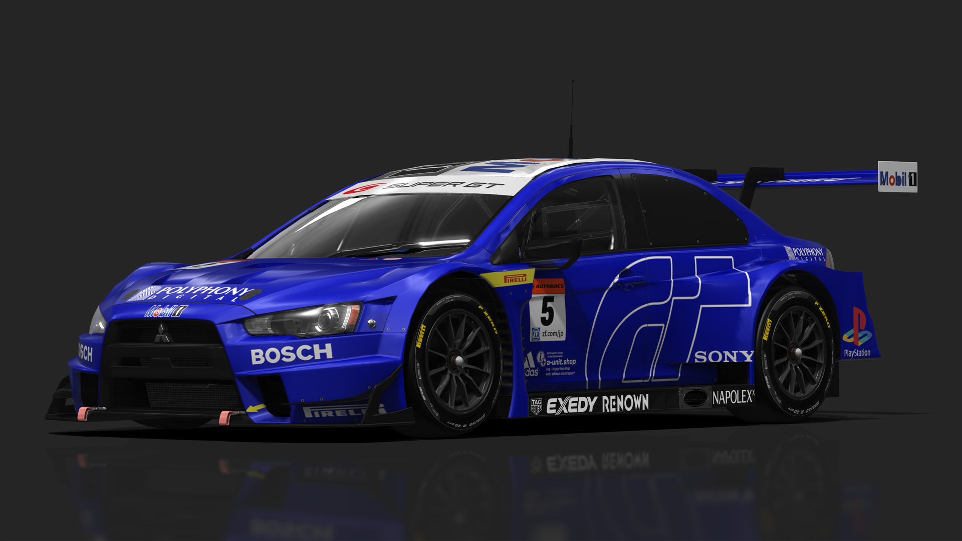 URD (NOT) Mitsubishi Lancer EVO GT500, skin granturismo