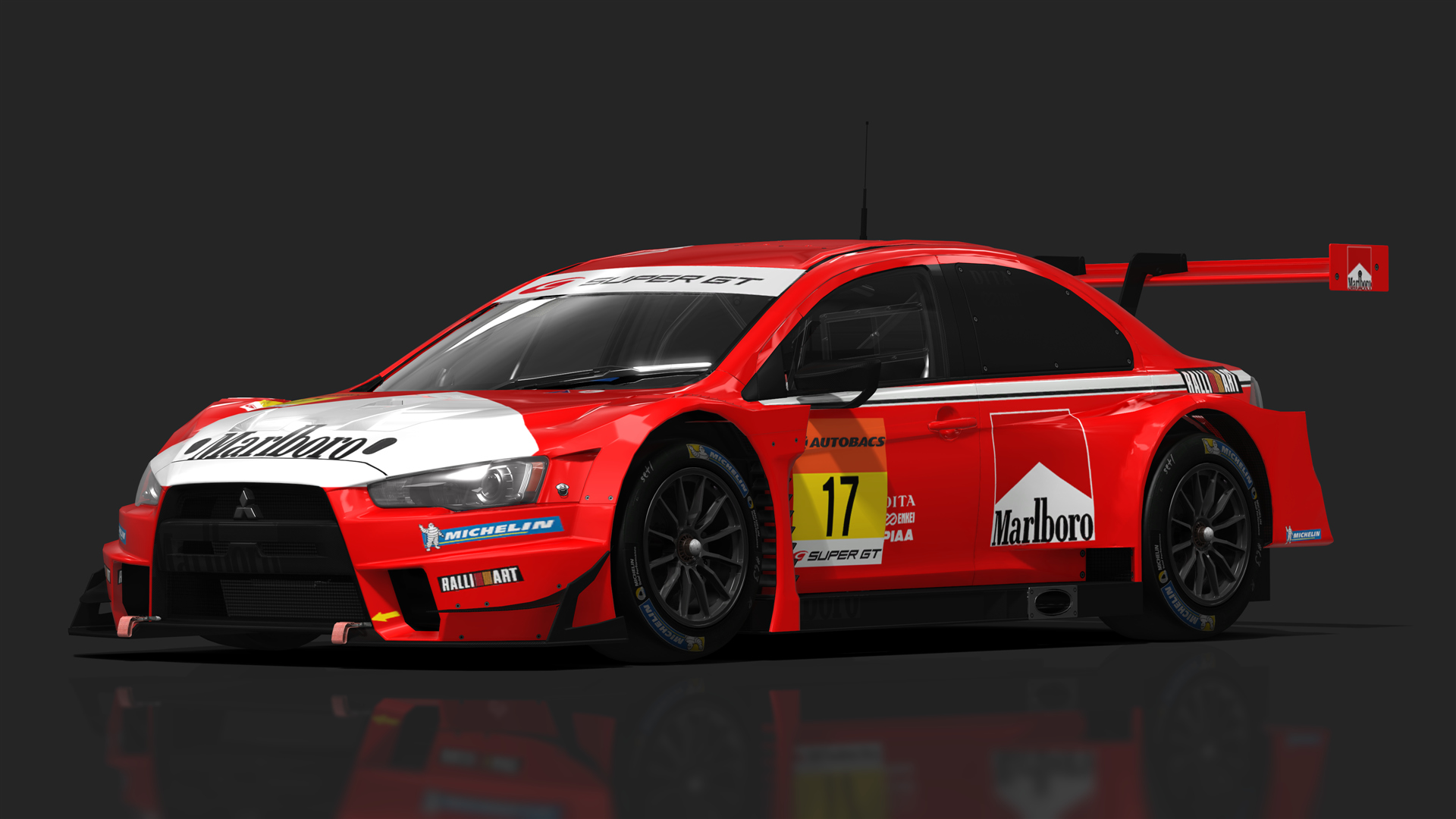 URD (NOT) Mitsubishi Lancer EVO GT500, skin marlboro