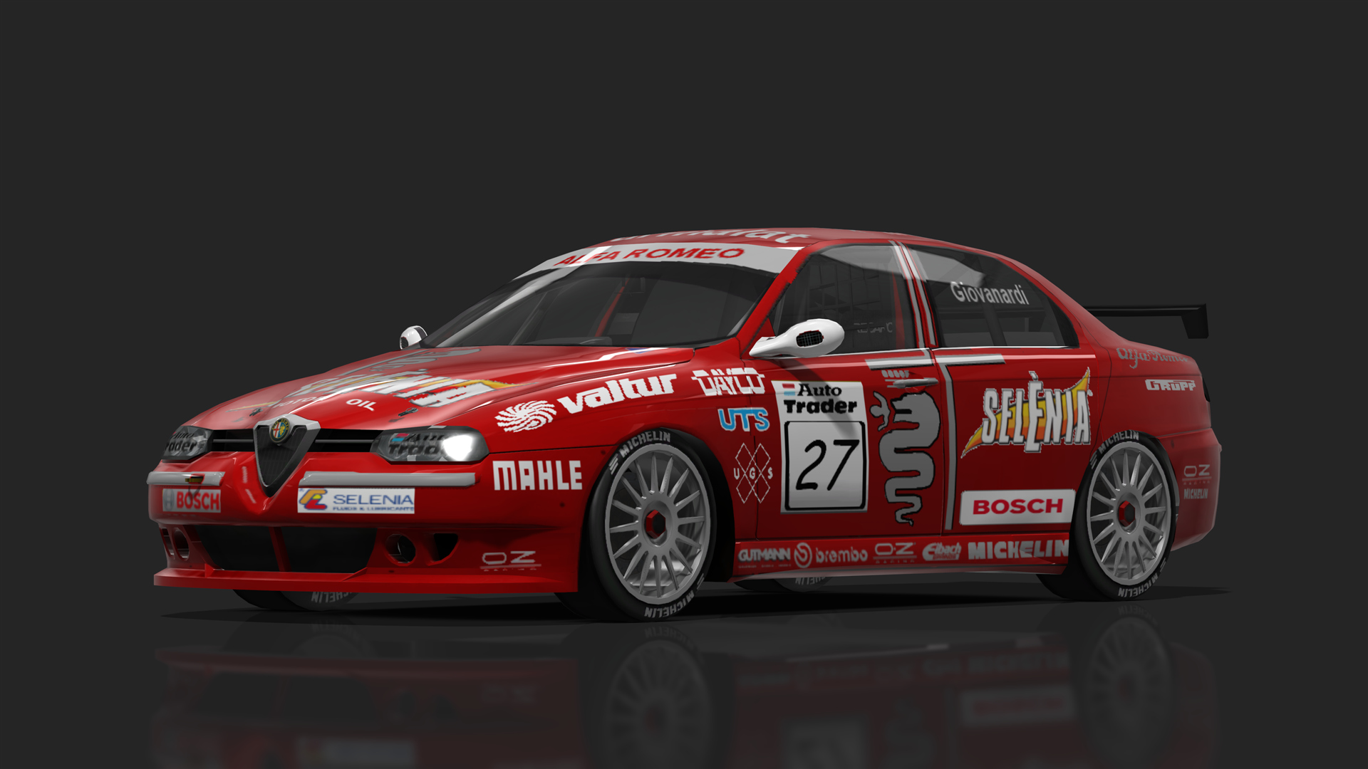 BTCC 90s - Alfa Romeo 156, skin AlfaCorseUK