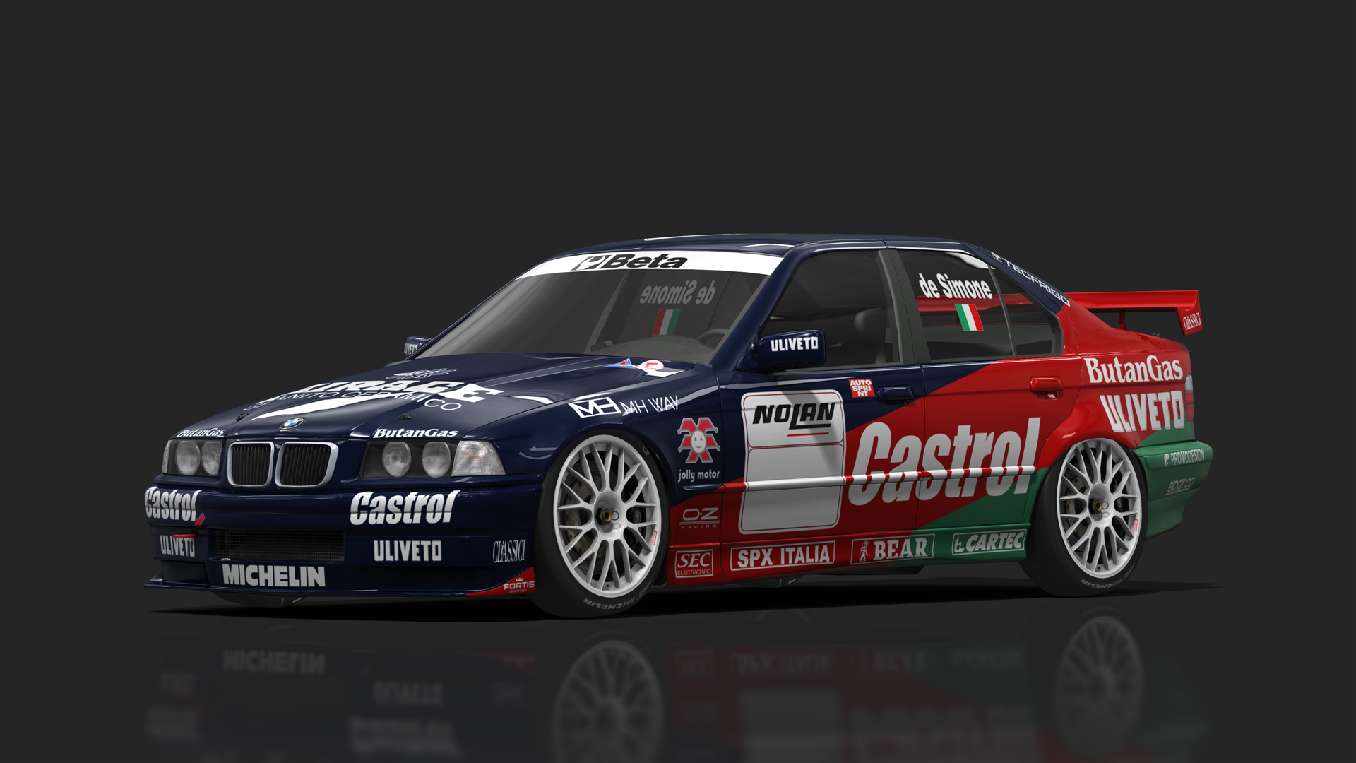 BTCC 90s - BMW 320i, skin 99_4_Castrol