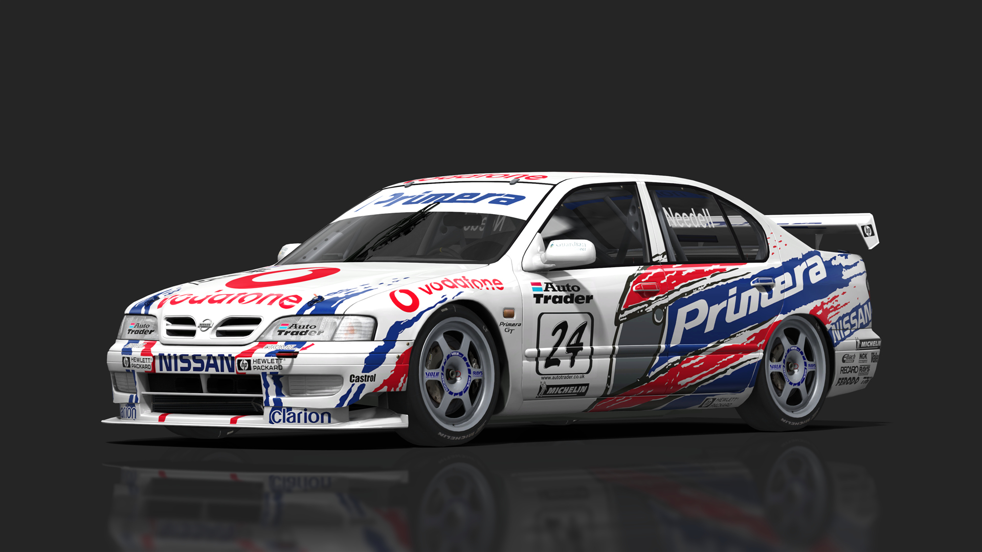 BTCC 90s - Nissan Primera P11, skin 1998_vodafone_24