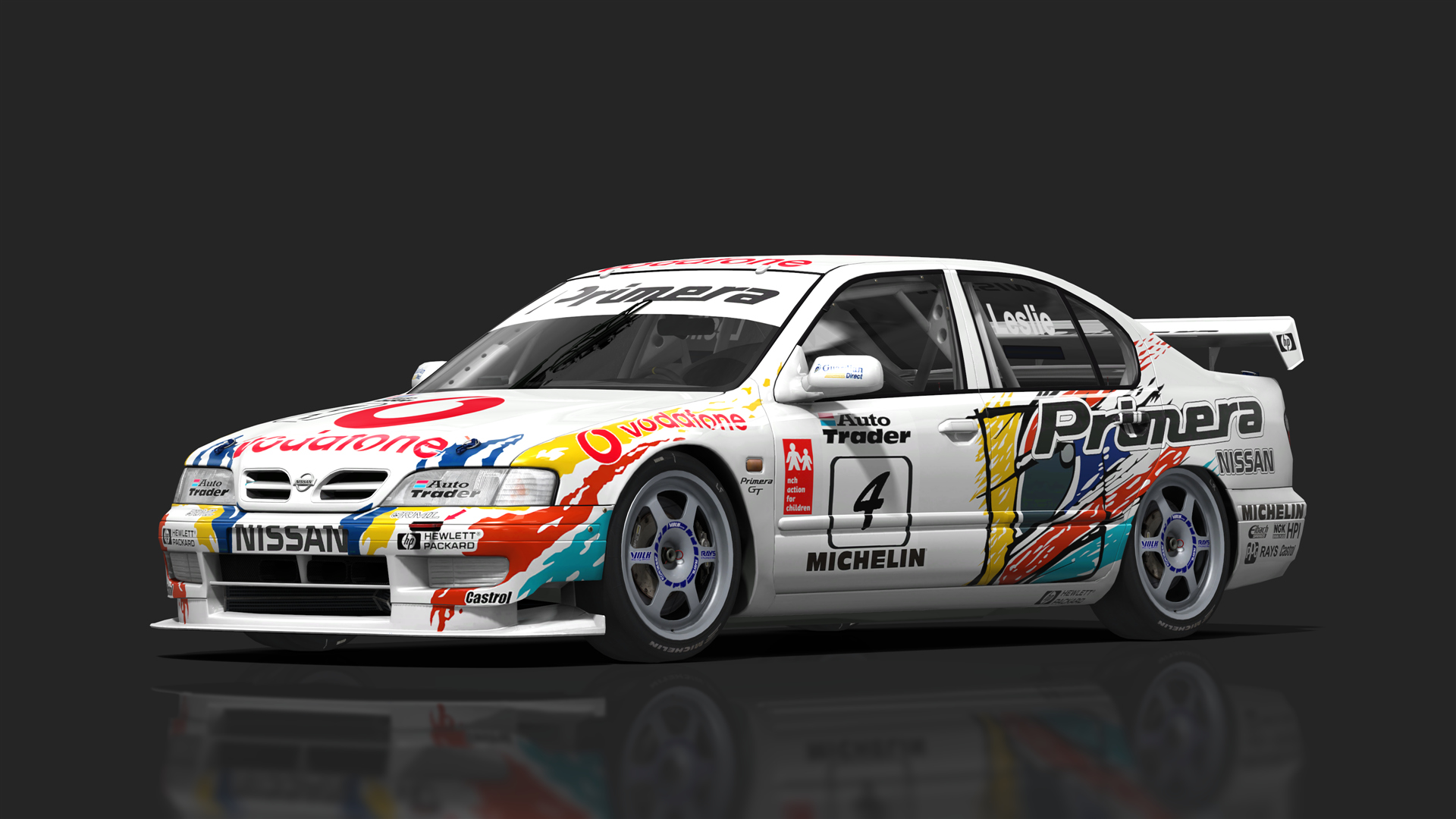 BTCC 90s - Nissan Primera P11, skin 4_vodafone