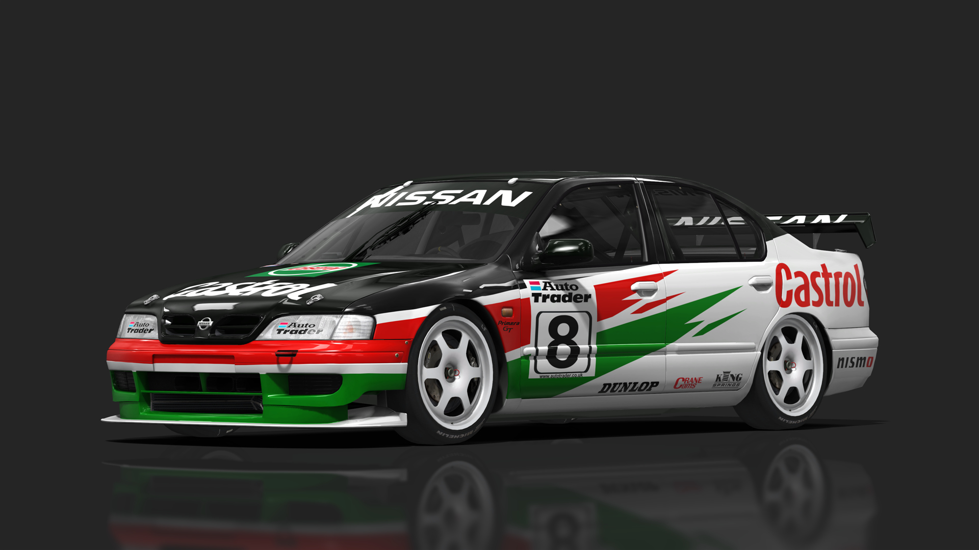 BTCC 90s - Nissan Primera P11, skin Castrol Racing 8