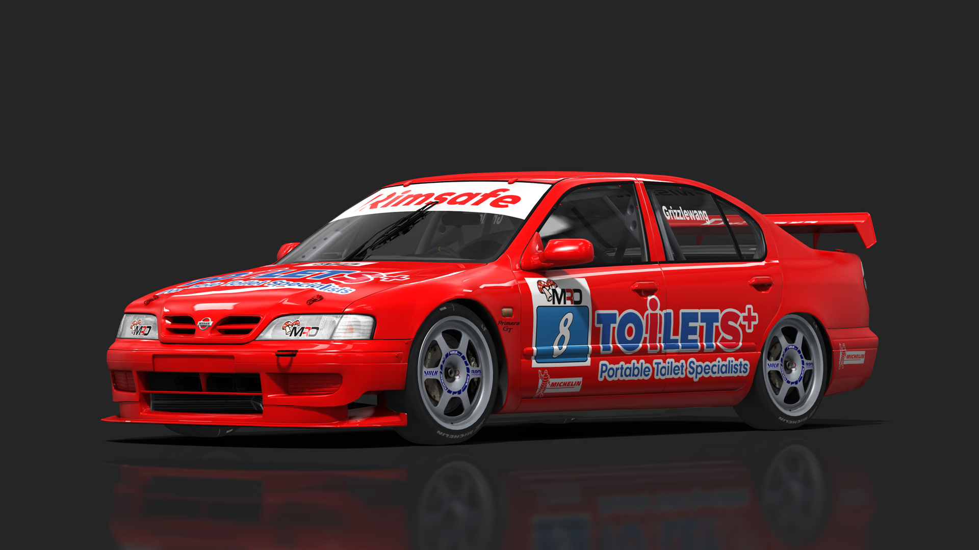 BTCC 90s - Nissan Primera P11, skin mro_s3_grizzledwang