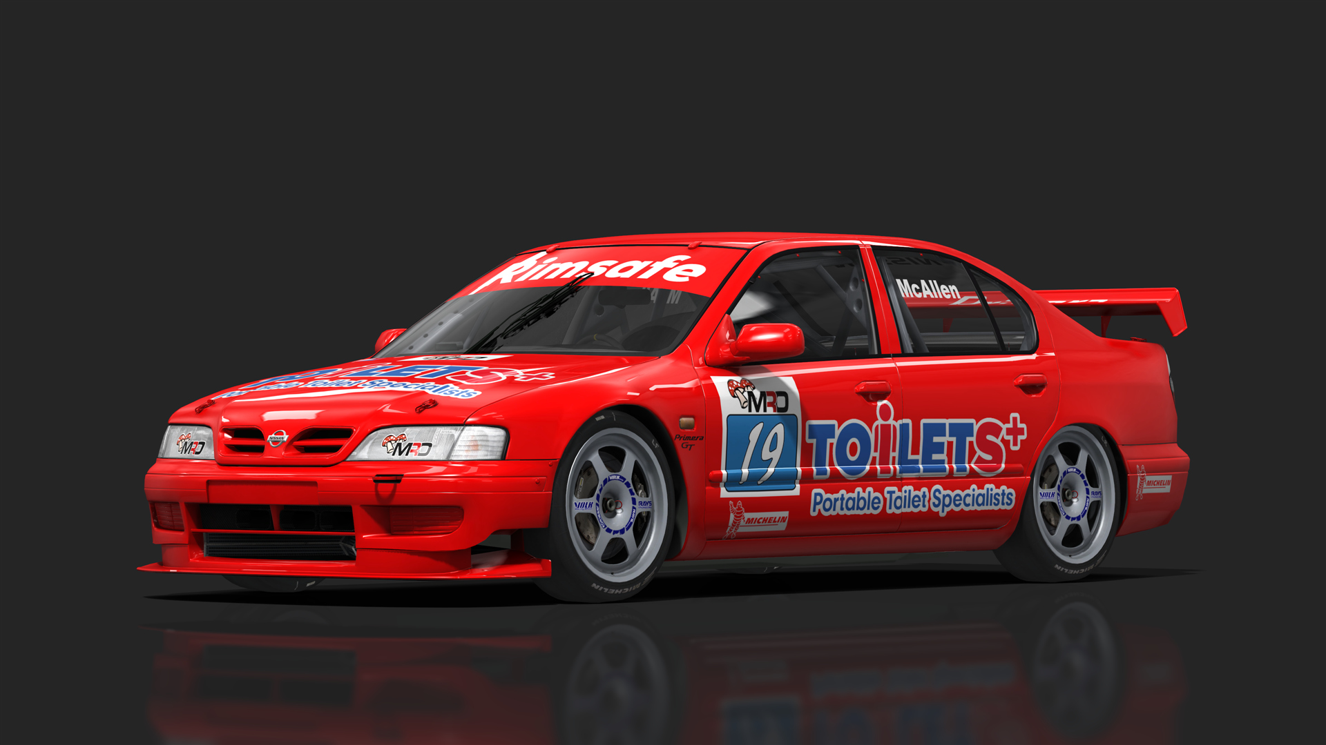 BTCC 90s - Nissan Primera P11, skin mro_s3_mcallen