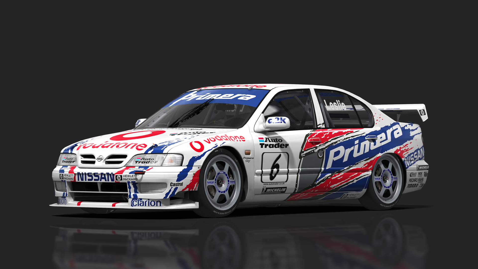 BTCC 90s - Nissan Primera P11, skin vodafone_6