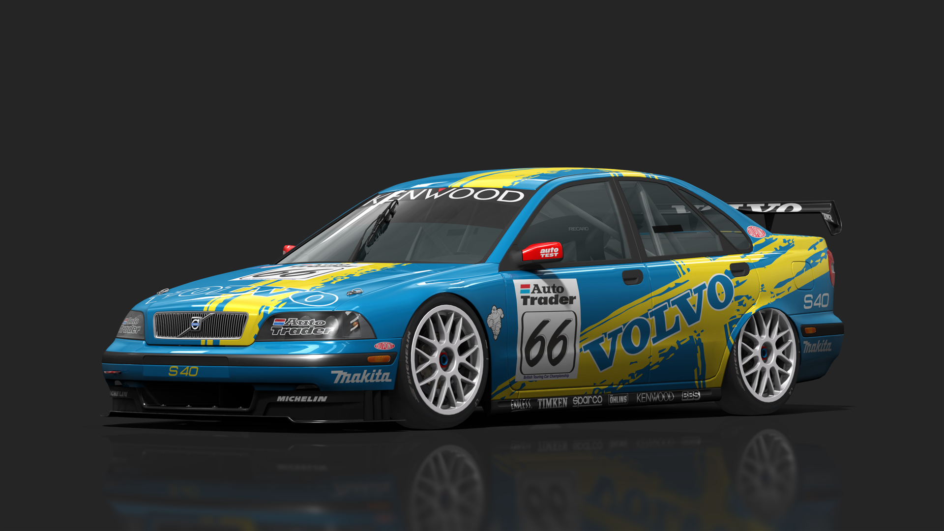 BTCC 90s - Volvo S40, skin BTCC_99_66_Kenwood-Volvo