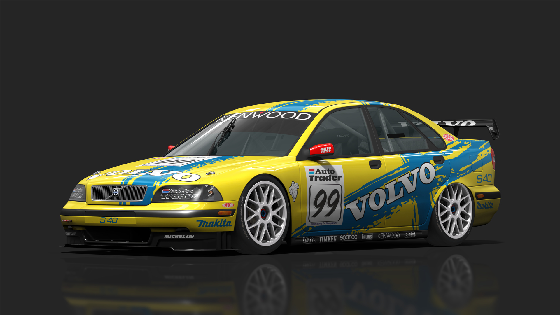 BTCC 90s - Volvo S40, skin BTCC_99_99_Kenwood-Volvo