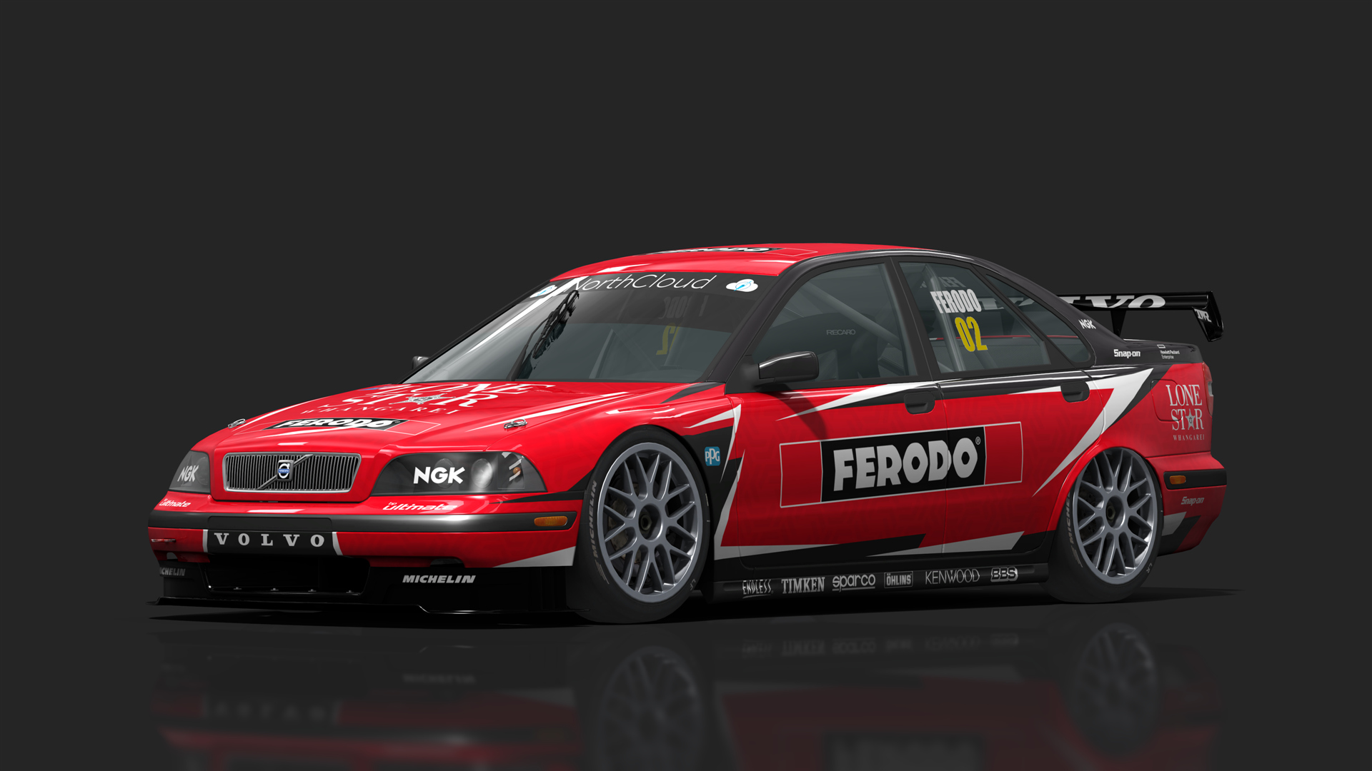 BTCC 90s - Volvo S40, skin ferodo