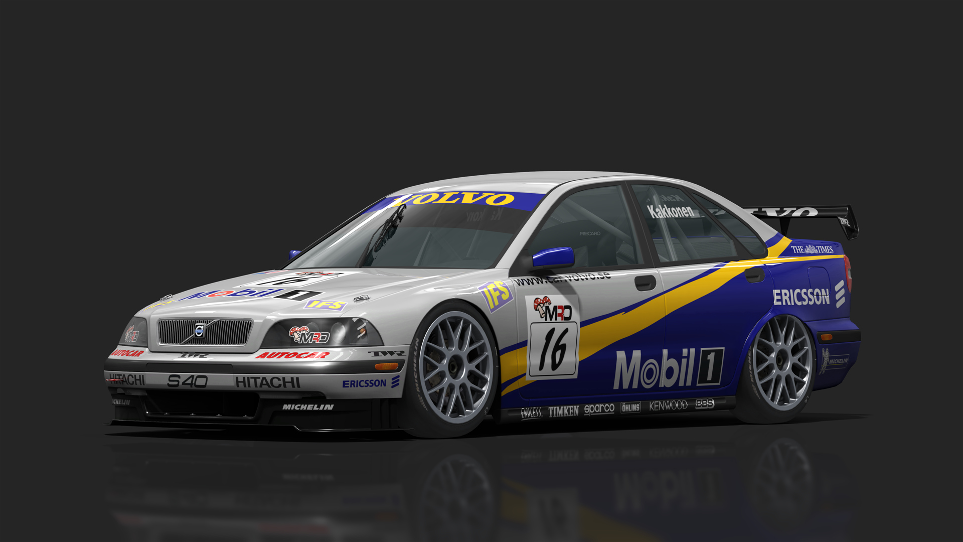 BTCC 90s - Volvo S40, skin mro_s3_kakkonen