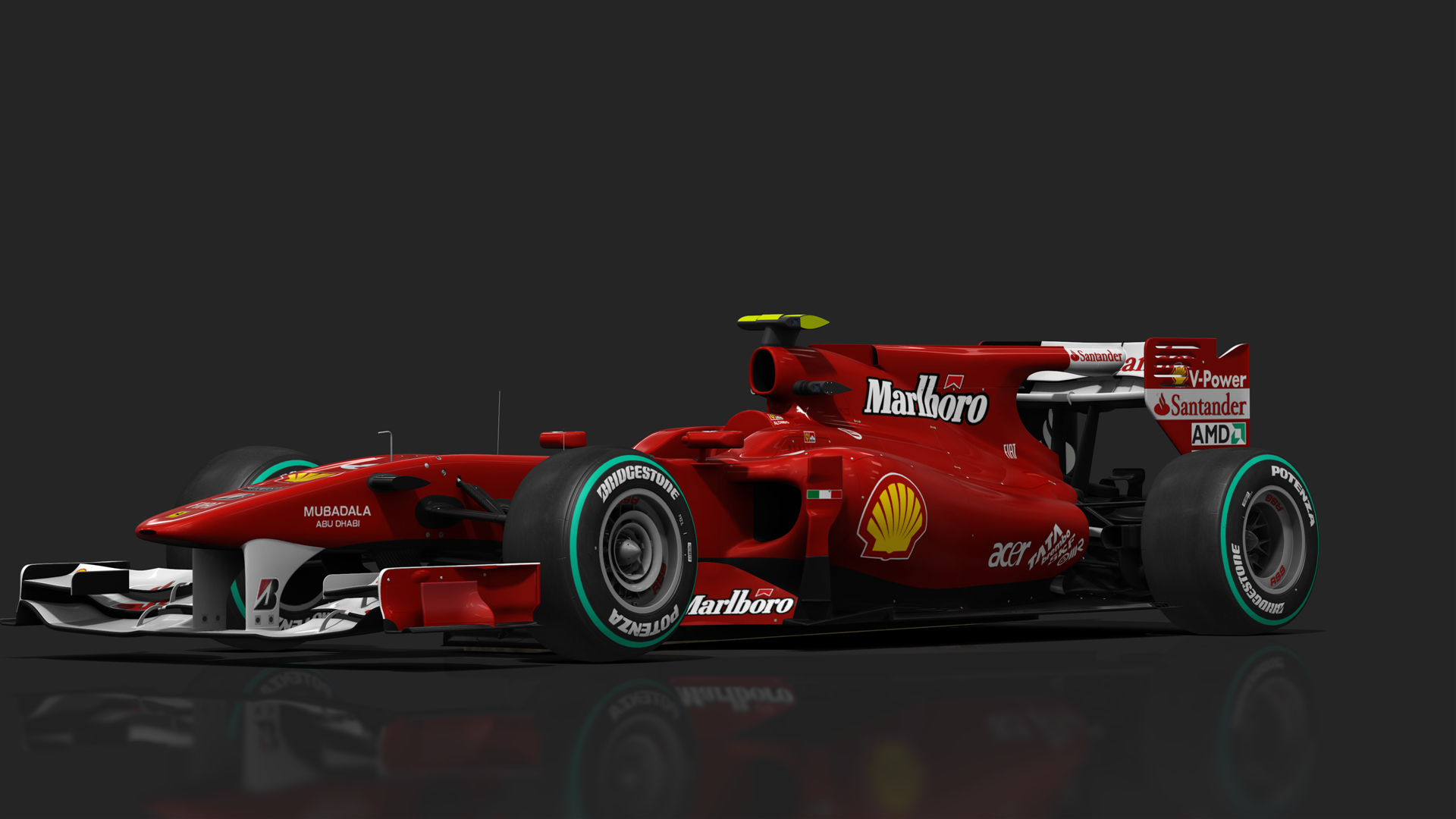RSS F1 2010 Ferrari F10, skin Alonso_Marlboro