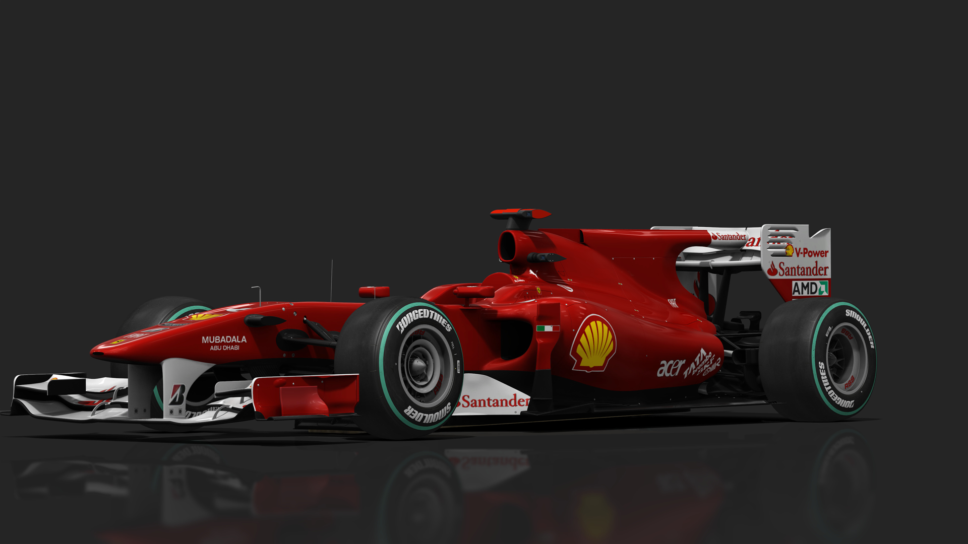 RSS F1 2010 Ferrari F10, skin Alonso_Non_Tobacco
