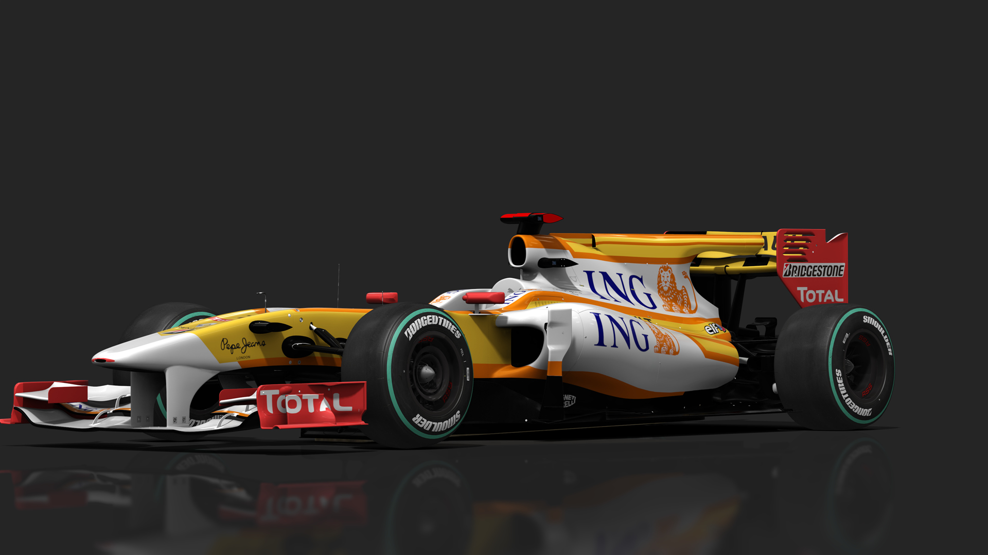 RSS F1 2010 Ferrari F10, skin R29_Alonso_ING