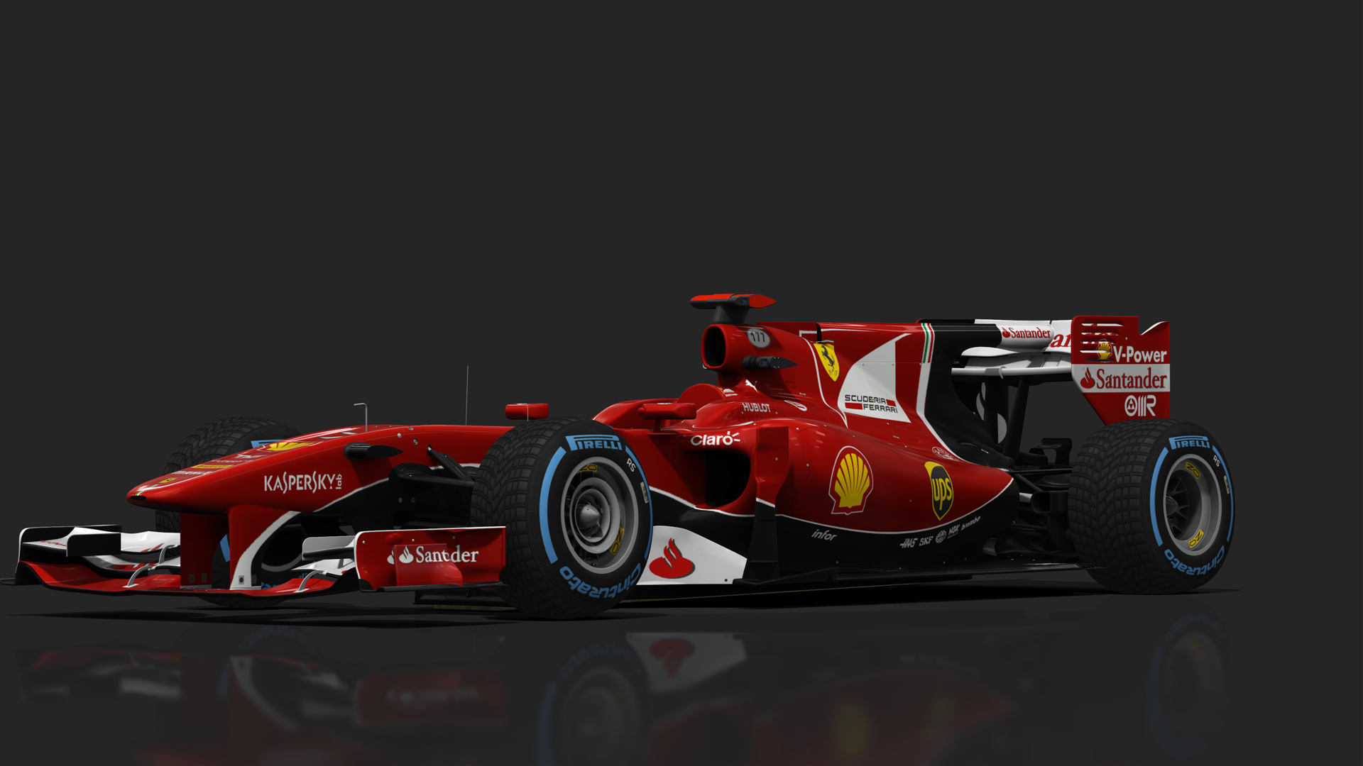 RSS F1 2010 Ferrari F10, skin Raikkonen_2015_Showcar
