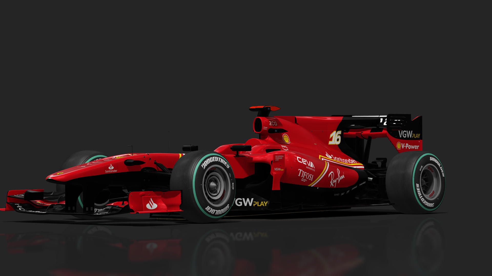 RSS F1 2010 Ferrari F10, skin SF24_2010_Leclerc