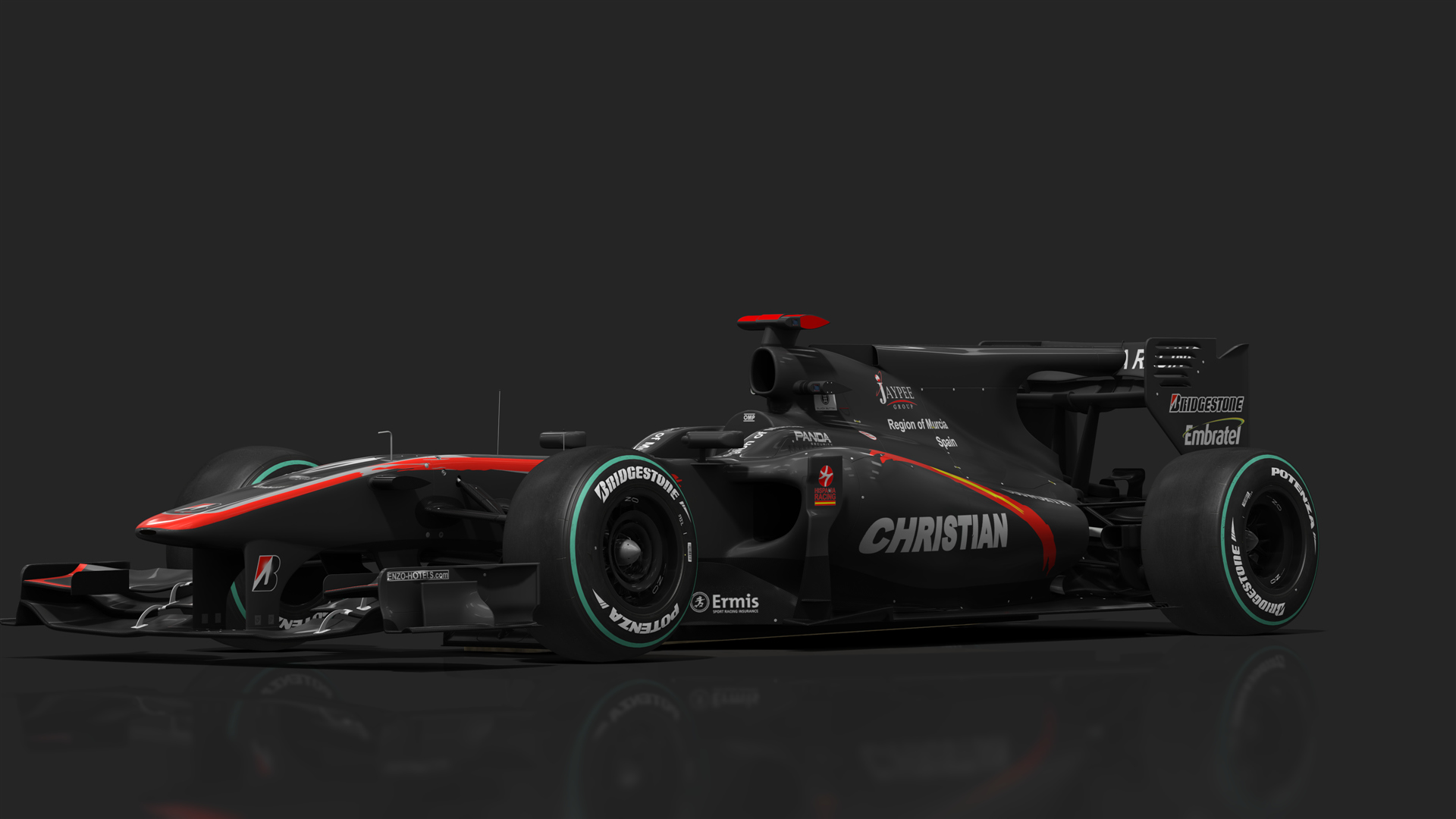 RSS F1 2010 Ferrari F10, skin m17_20_hrt_20