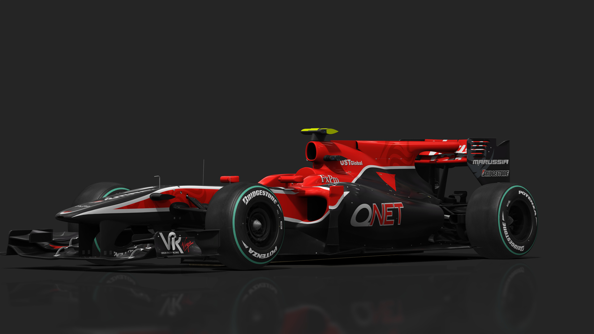 RSS F1 2010 Ferrari F10, skin m17_25_virgin_25