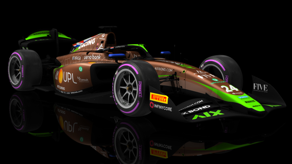 RSS Dallara F2 2024, skin #24 AIX Racing