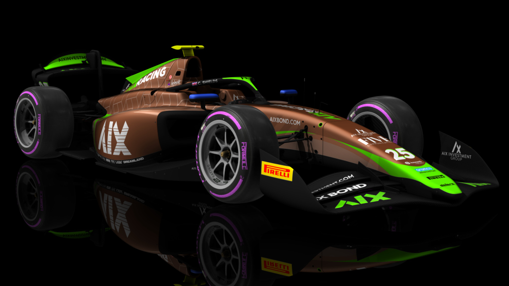 RSS Dallara F2 2024, skin #25 AIX Racing