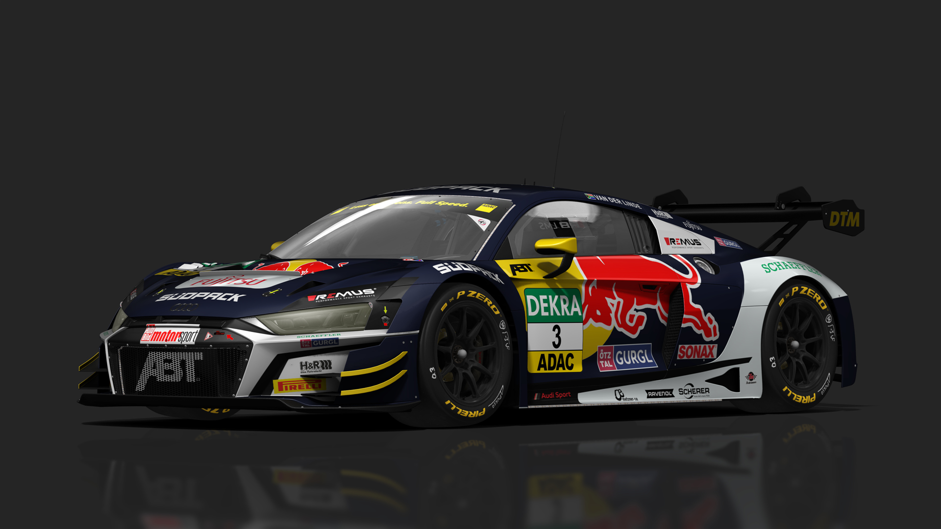GT3 Audi R8 V10 Evo2, skin 03_abt_motorsport_dtm_2024