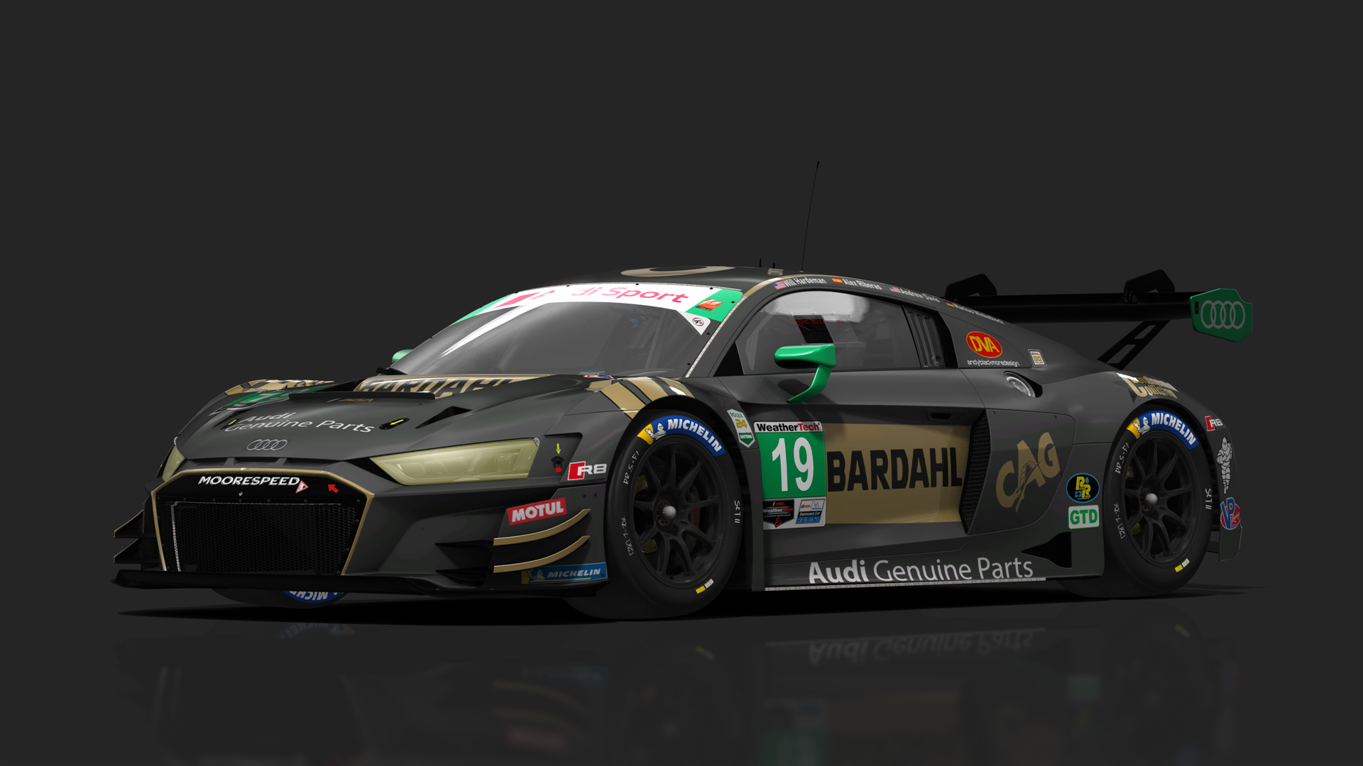 GT3 Audi R8 V10 Evo2, skin 2019_Moorespeed_19