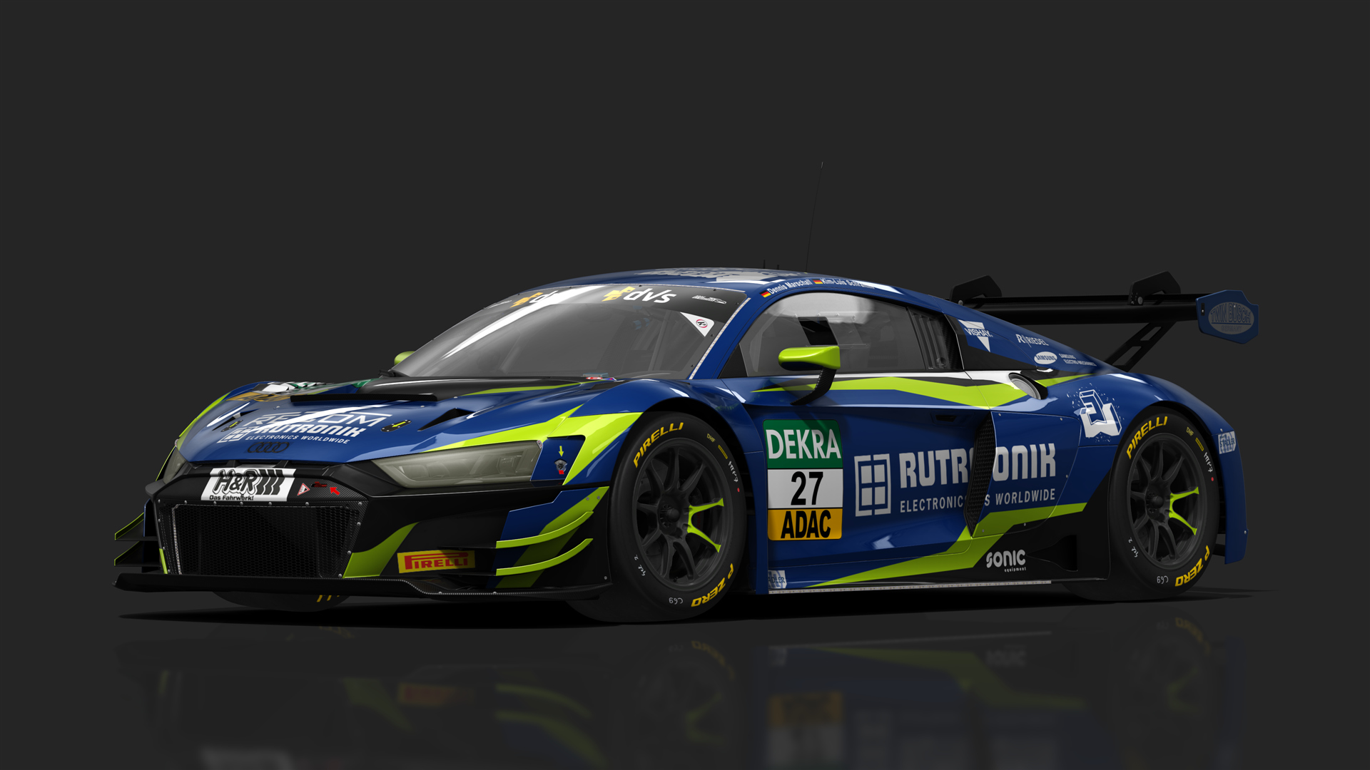 GT3 Audi R8 V10 Evo2, skin 27_rutronik_racing_gtm_2022