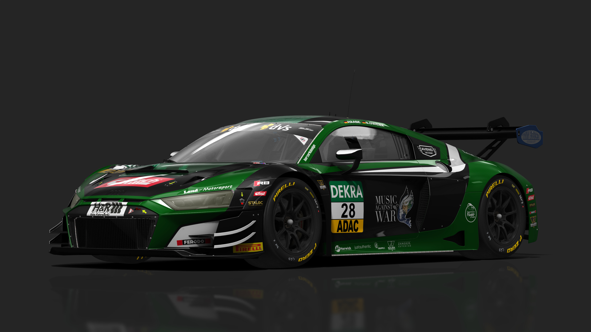 GT3 Audi R8 V10 Evo2, skin 28_land_motorsport_gtm_2022