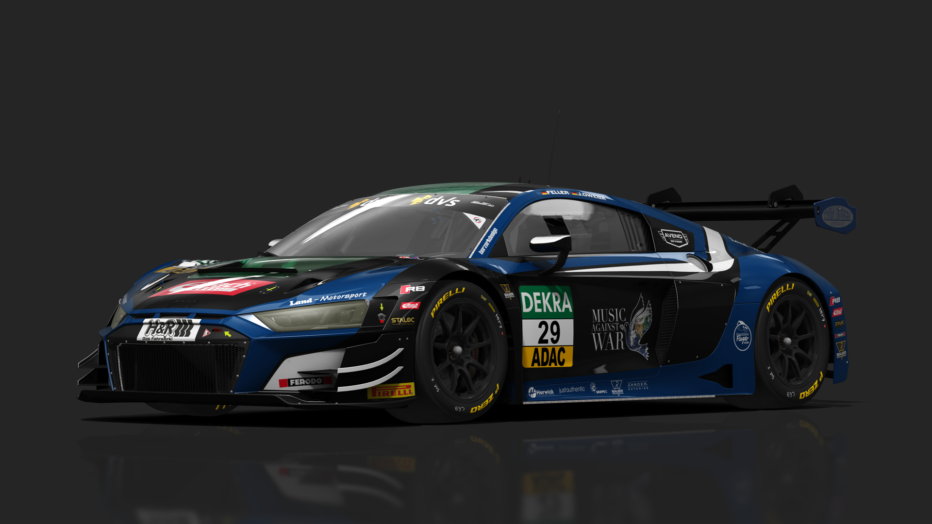 GT3 Audi R8 V10 Evo2, skin 29_land_motorsport_gtm_2022