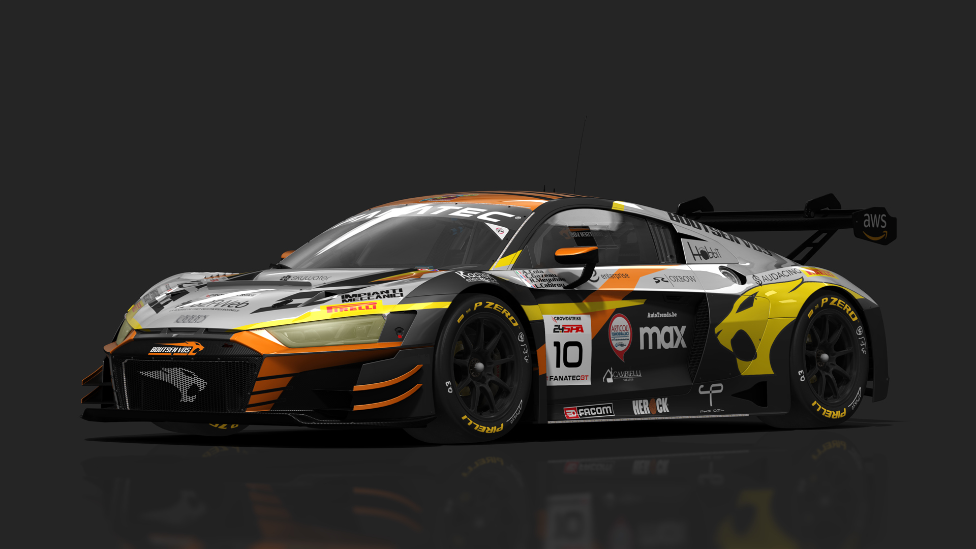 GT3 Audi R8 V10 Evo2, skin A6_2023_BoutsenVDS_10_Spa
