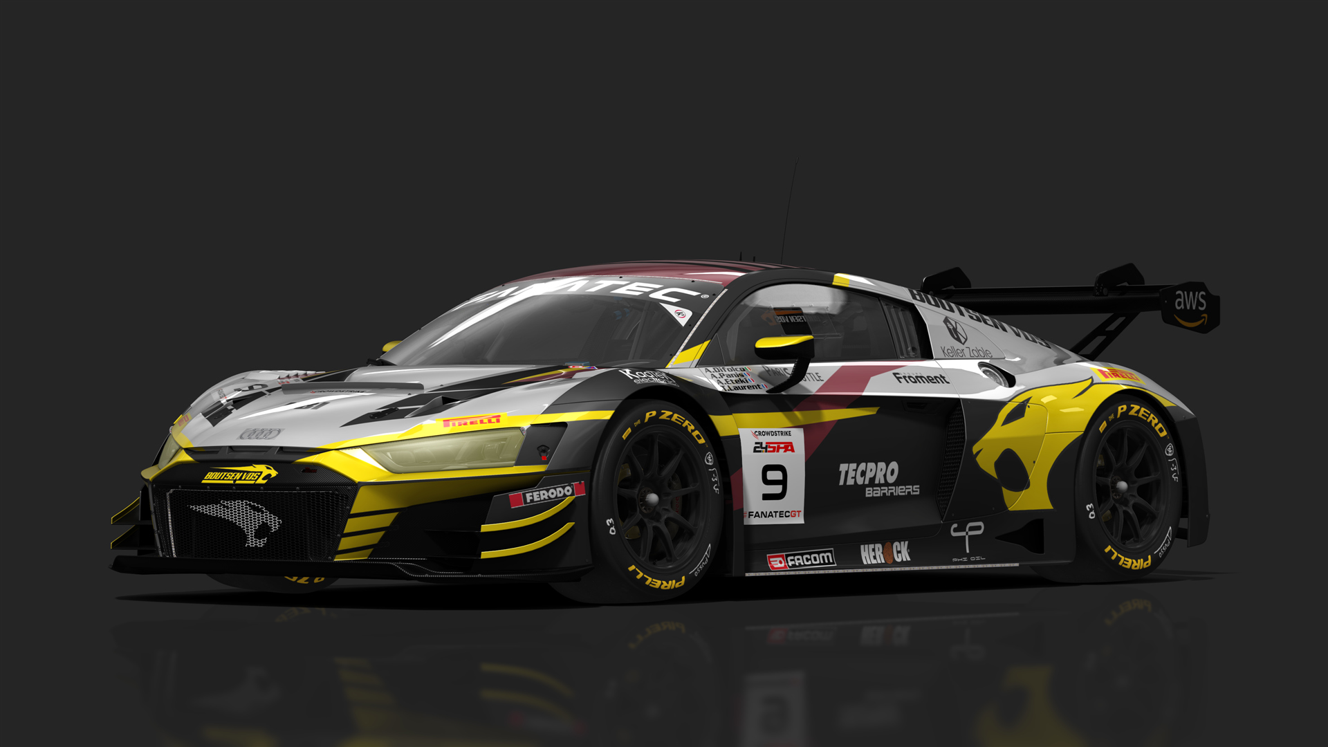 GT3 Audi R8 V10 Evo2, skin A6_2023_BoutsenVDS_9_Spa