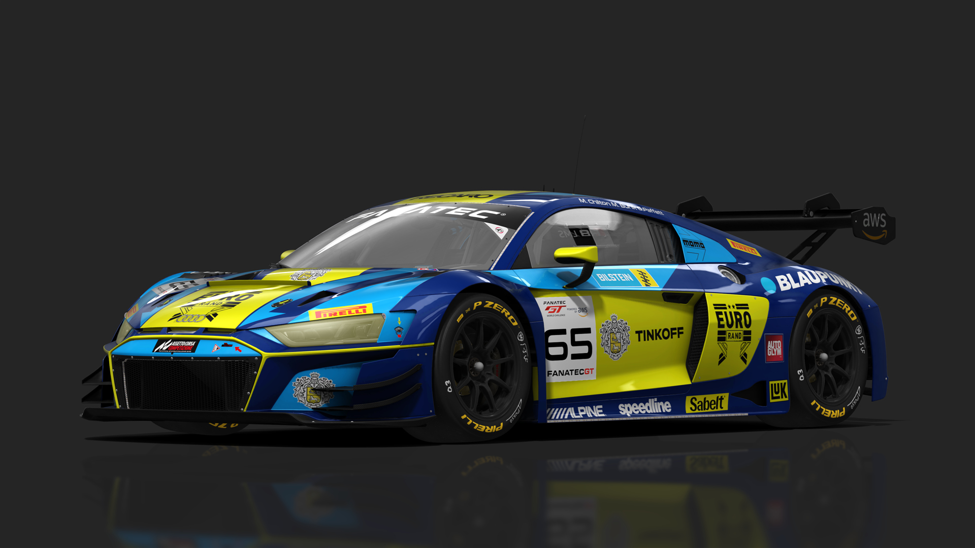 GT3 Audi R8 V10 Evo2, skin EuroRand_GTWC
