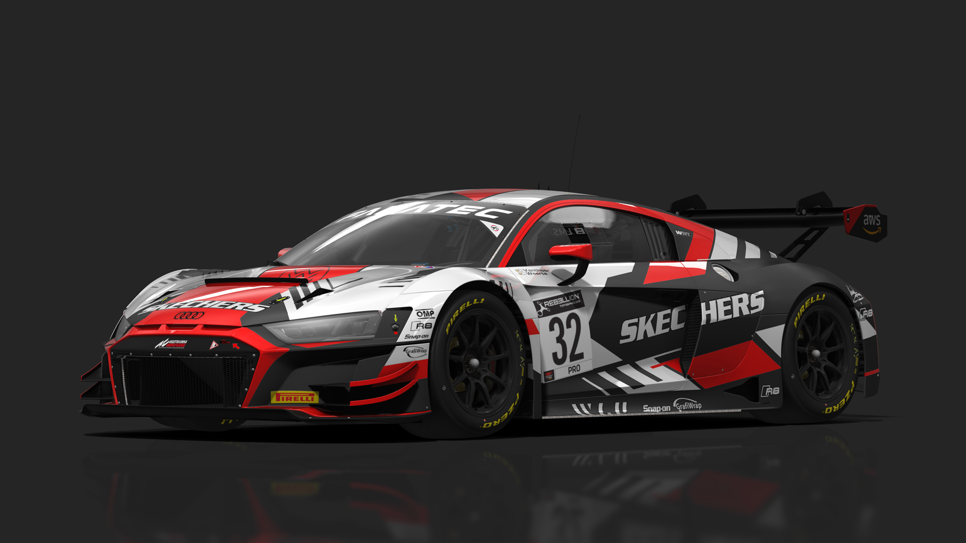 GT3 Audi R8 V10 Evo2, skin GTWC_2022_#32_WRT
