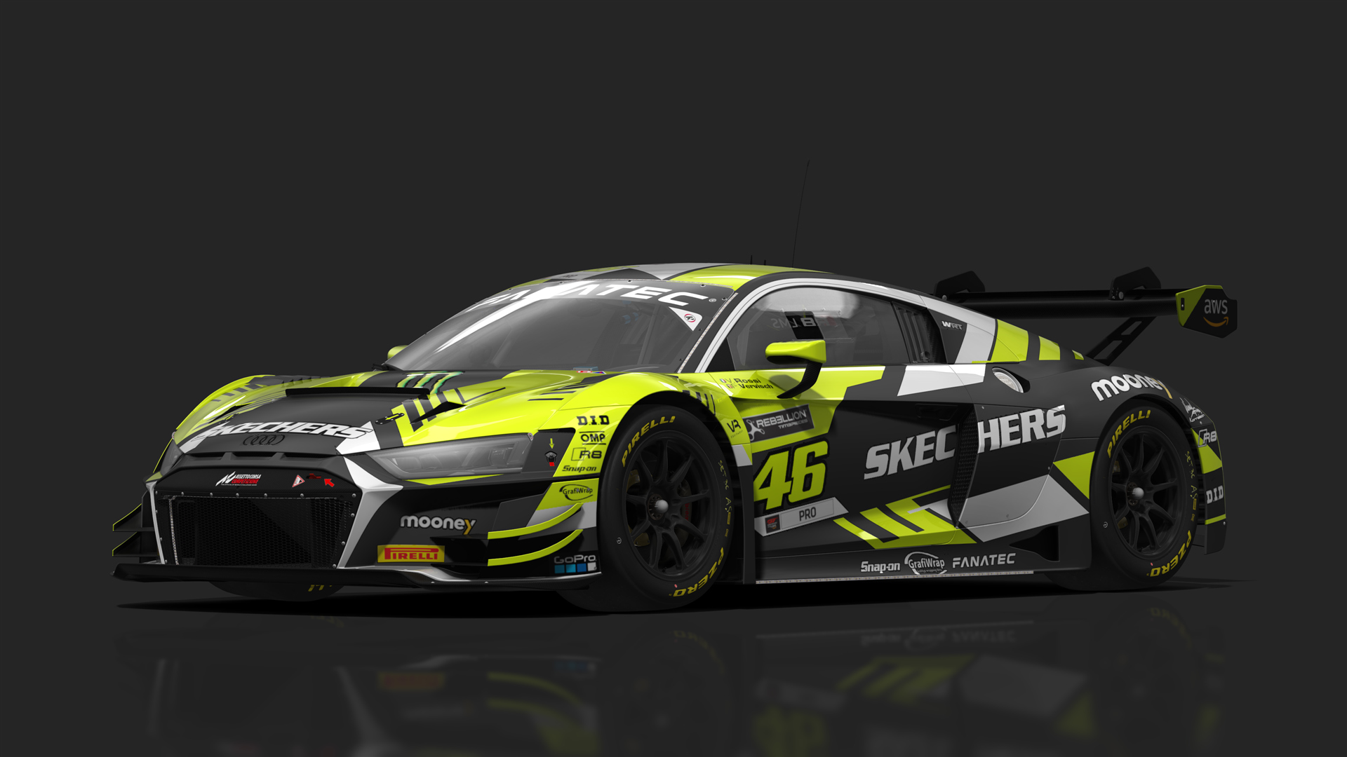 GT3 Audi R8 V10 Evo2, skin GTWC_2022_#46_WRT