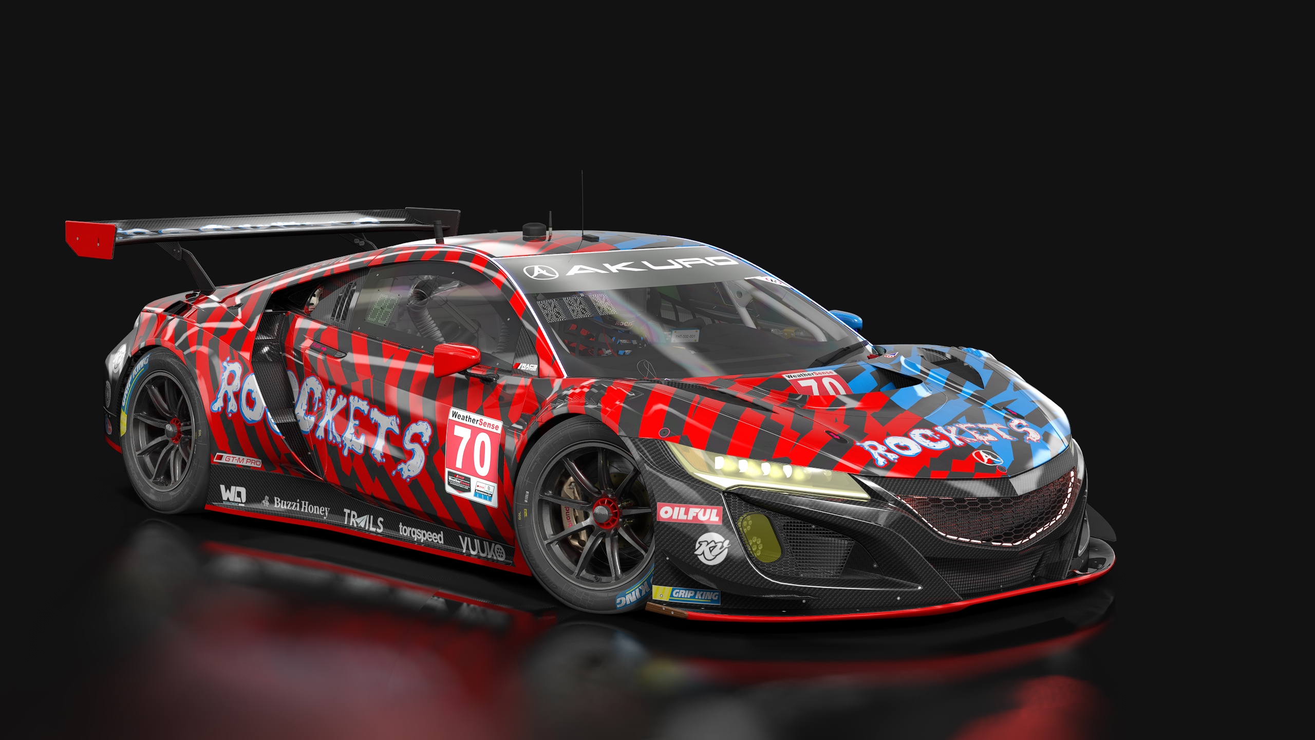 GT3 Acura NSX GT3 Evo, skin 03_rockets_70