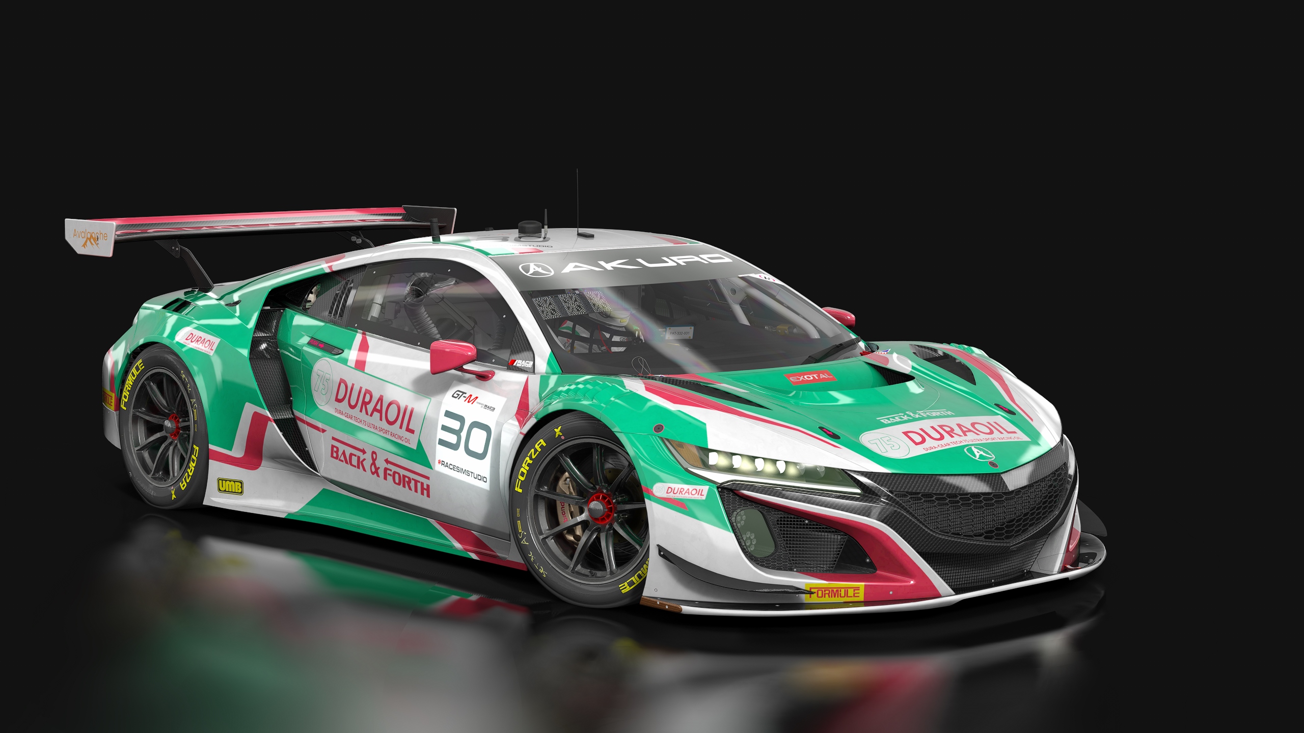 GT3 Acura NSX GT3 Evo, skin 04_duraoil_30