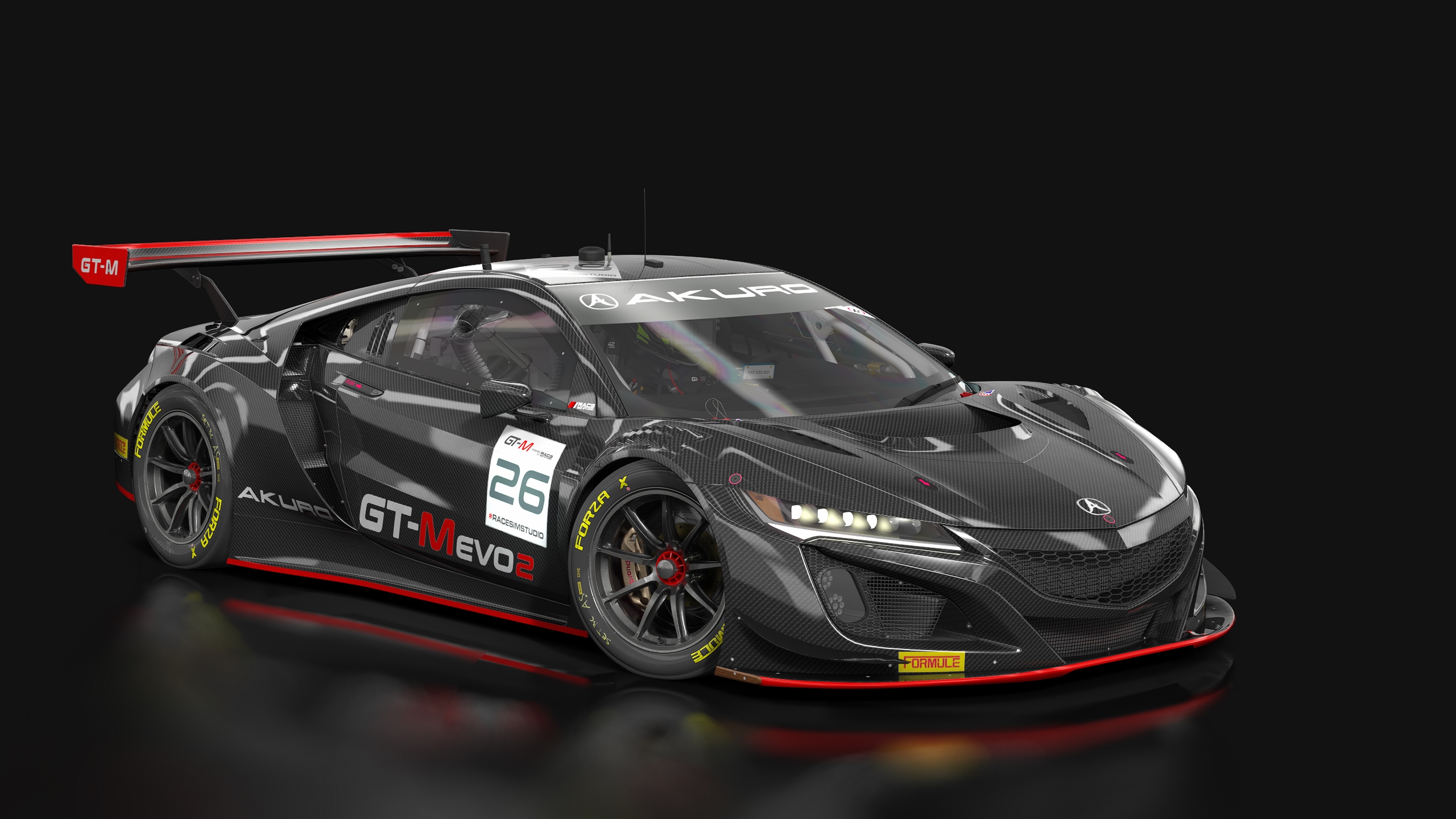 GT3 Acura NSX GT3 Evo, skin 05_carbons_26