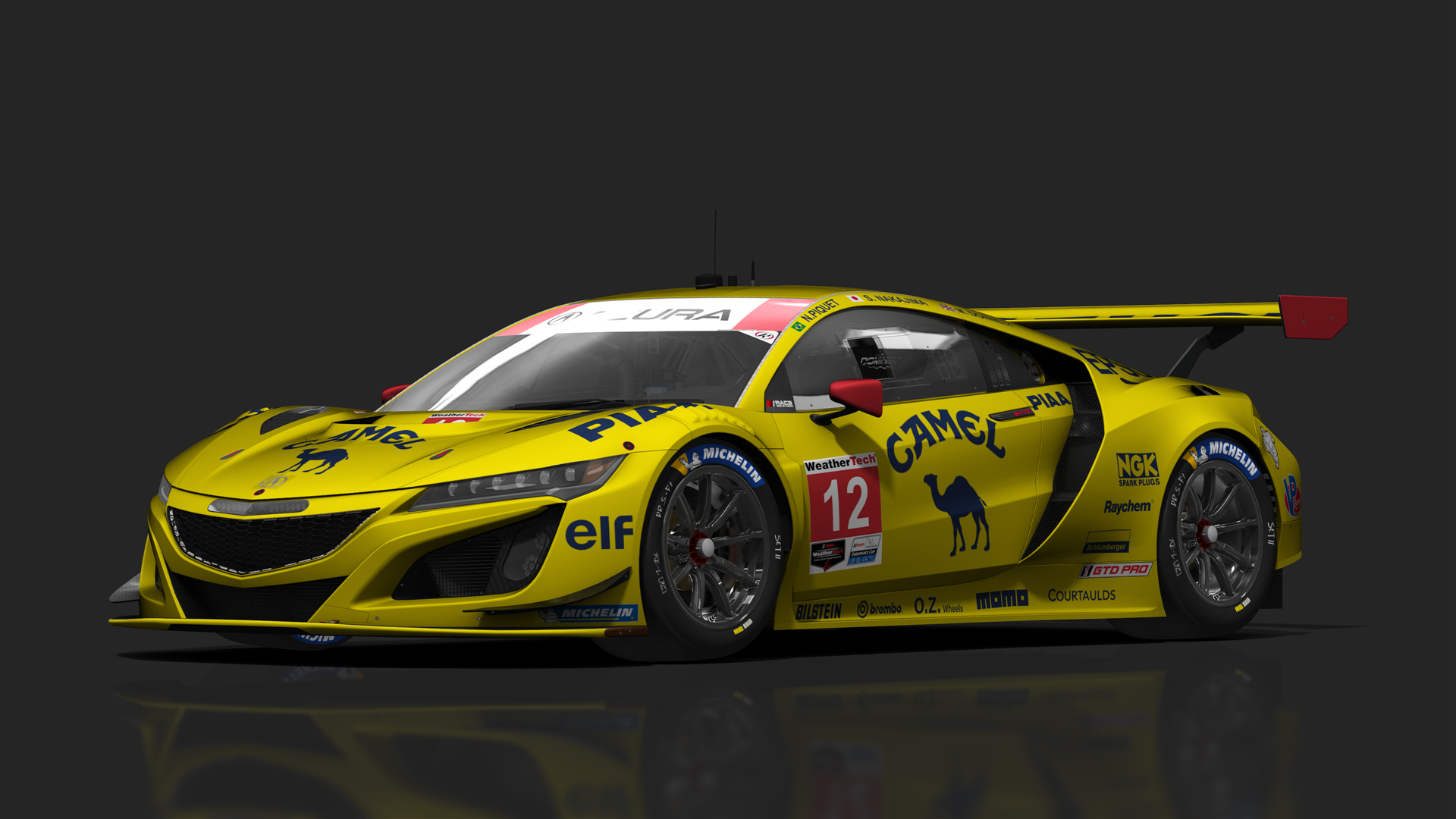 GT3 Acura NSX GT3 Evo, skin Custom 1 F1 1988-9 Team Lotus Honda IMSA