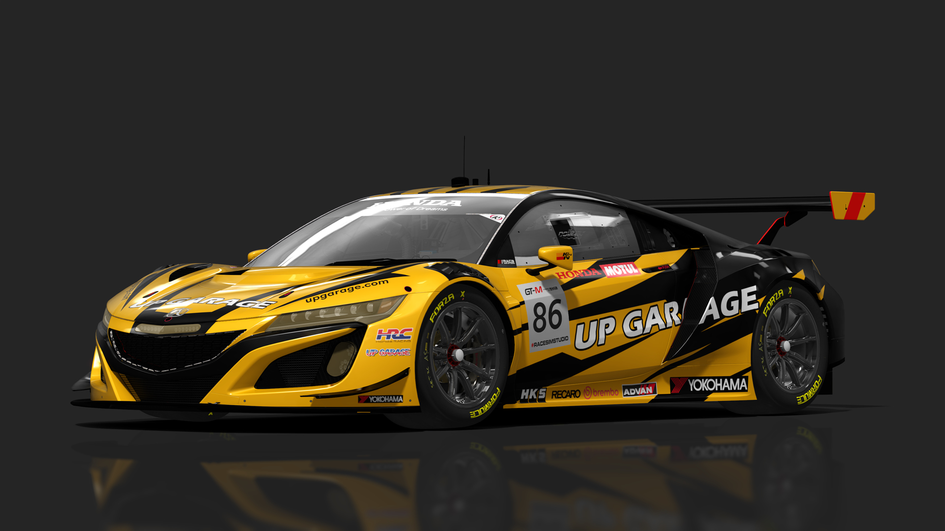 GT3 Acura NSX GT3 Evo, skin upgarage_86